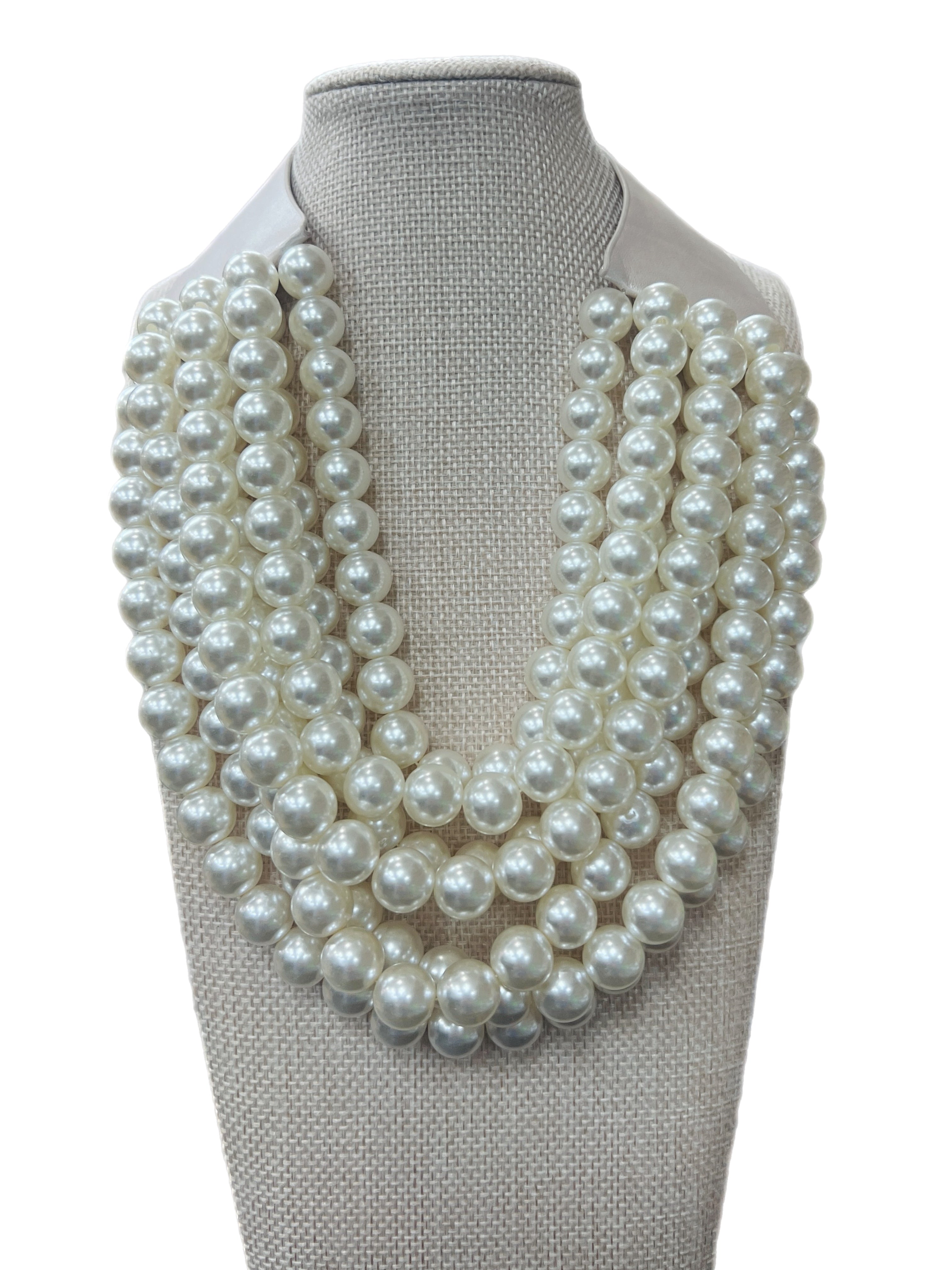 ATG 7-Strand Pearl Magnetic Necklace on Simply Obsessed