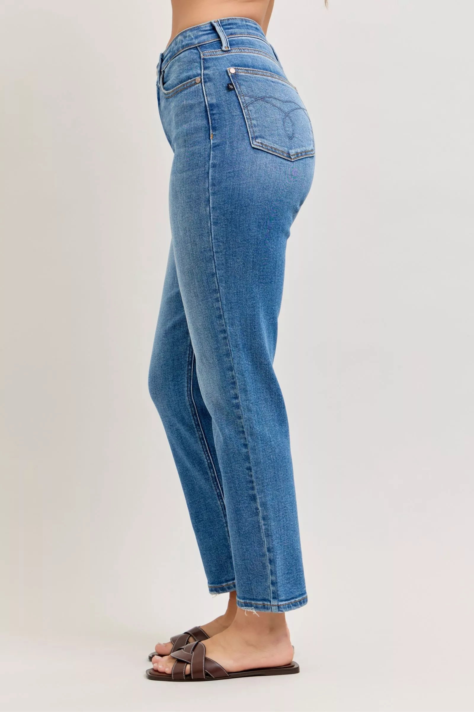Judy Blue High-Waisted Straight-Leg Jeans on Simply Obsessed