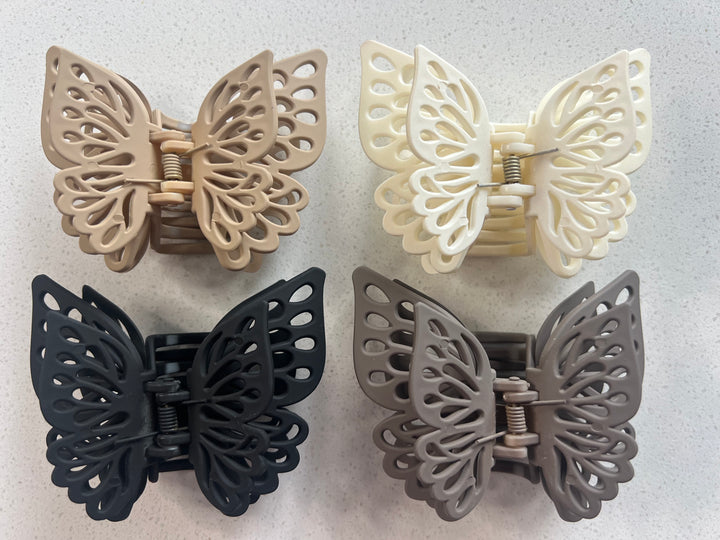 Set of 4 Butterfly Hair Clips by Simply Obsessed on Simply Obsessed