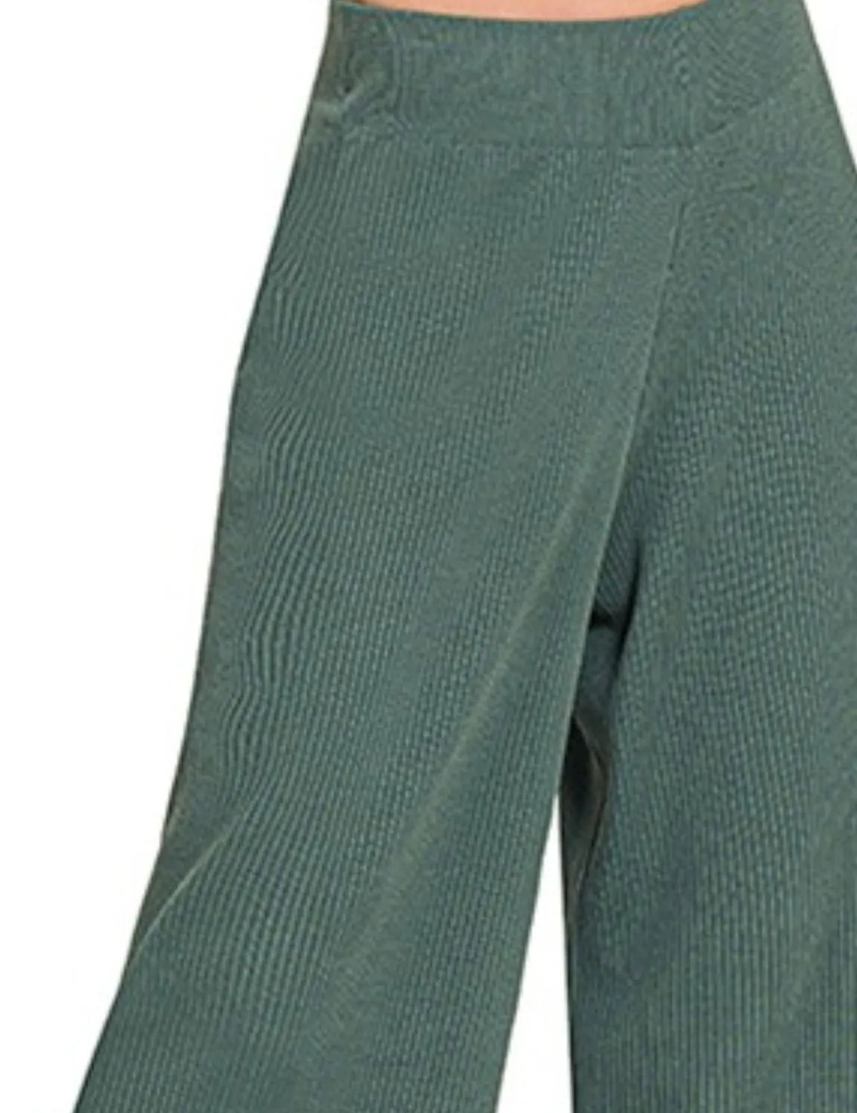 Zenana Viscose Ribbed Sweater Pants on Simply Obsessed