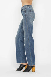 JUDY BLUE Full Size Tummy Control Straight Jeans on Simply Obsessed