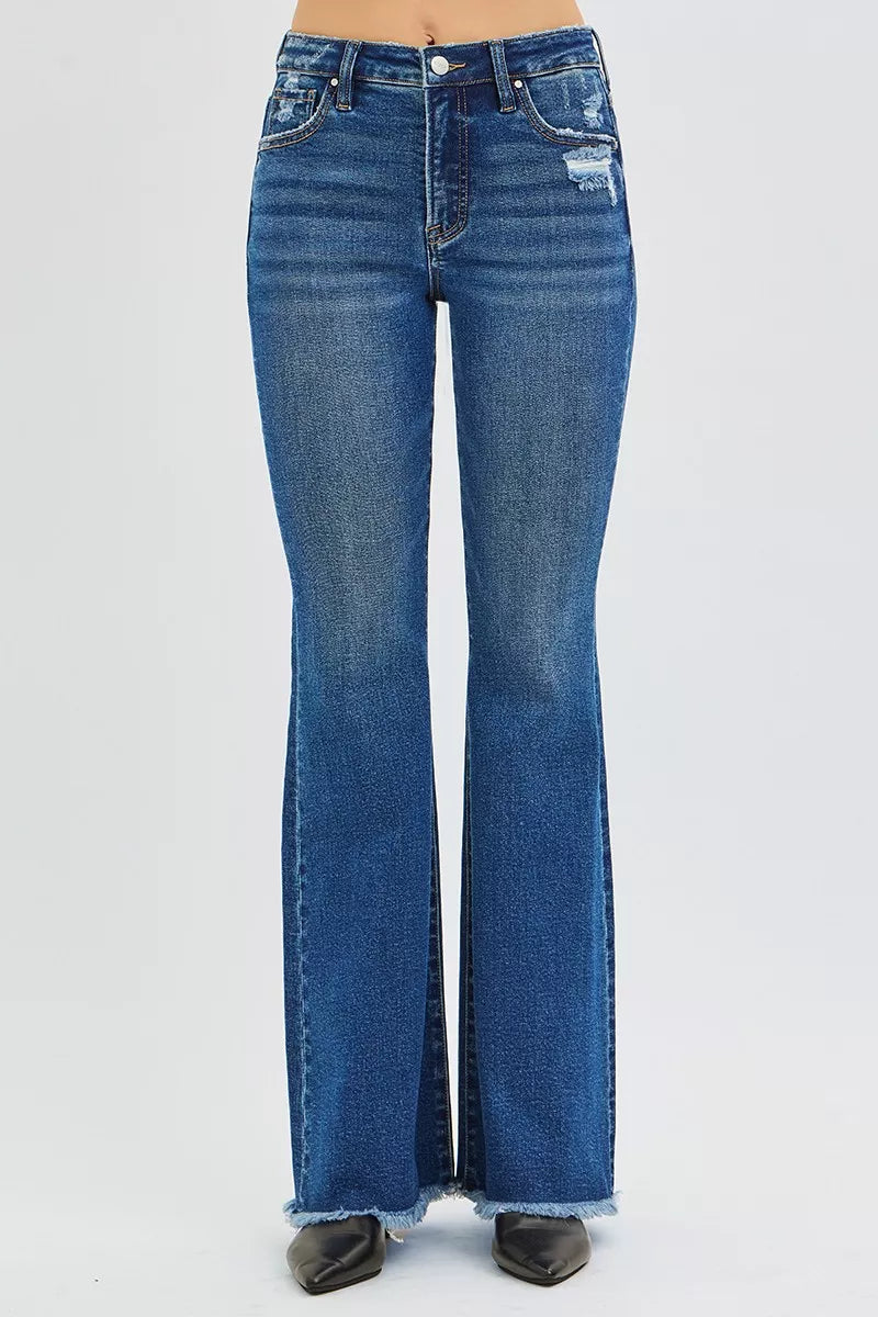 RISEN High Rise Flare Jeans on Simply Obsessed