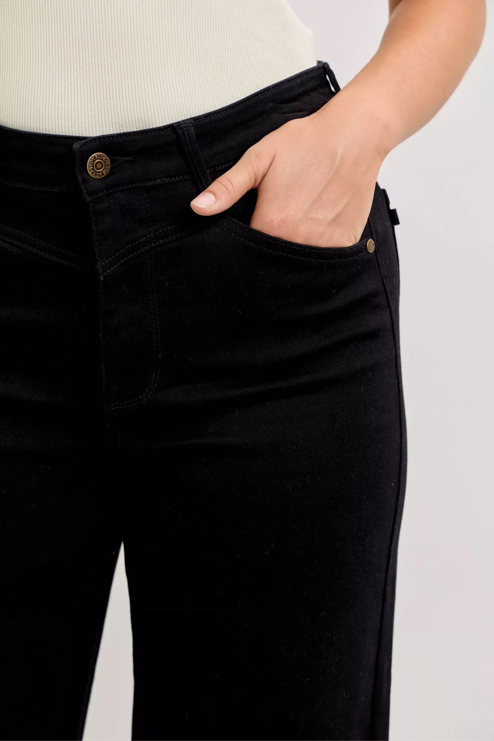 Judy Blue High-Waisted Wide Leg Jeans on Simply Obsessed