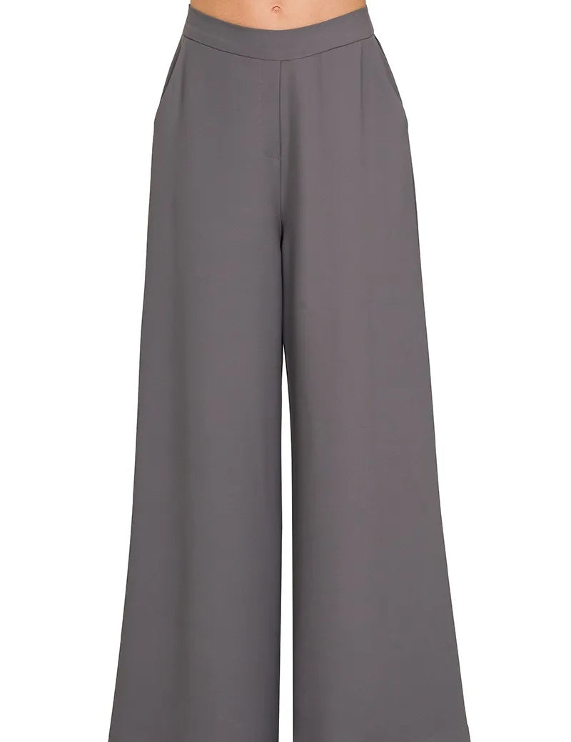 Zenana Relaxed Fit Elastic Waisted Wide Leg Pants on Simply Obsessed