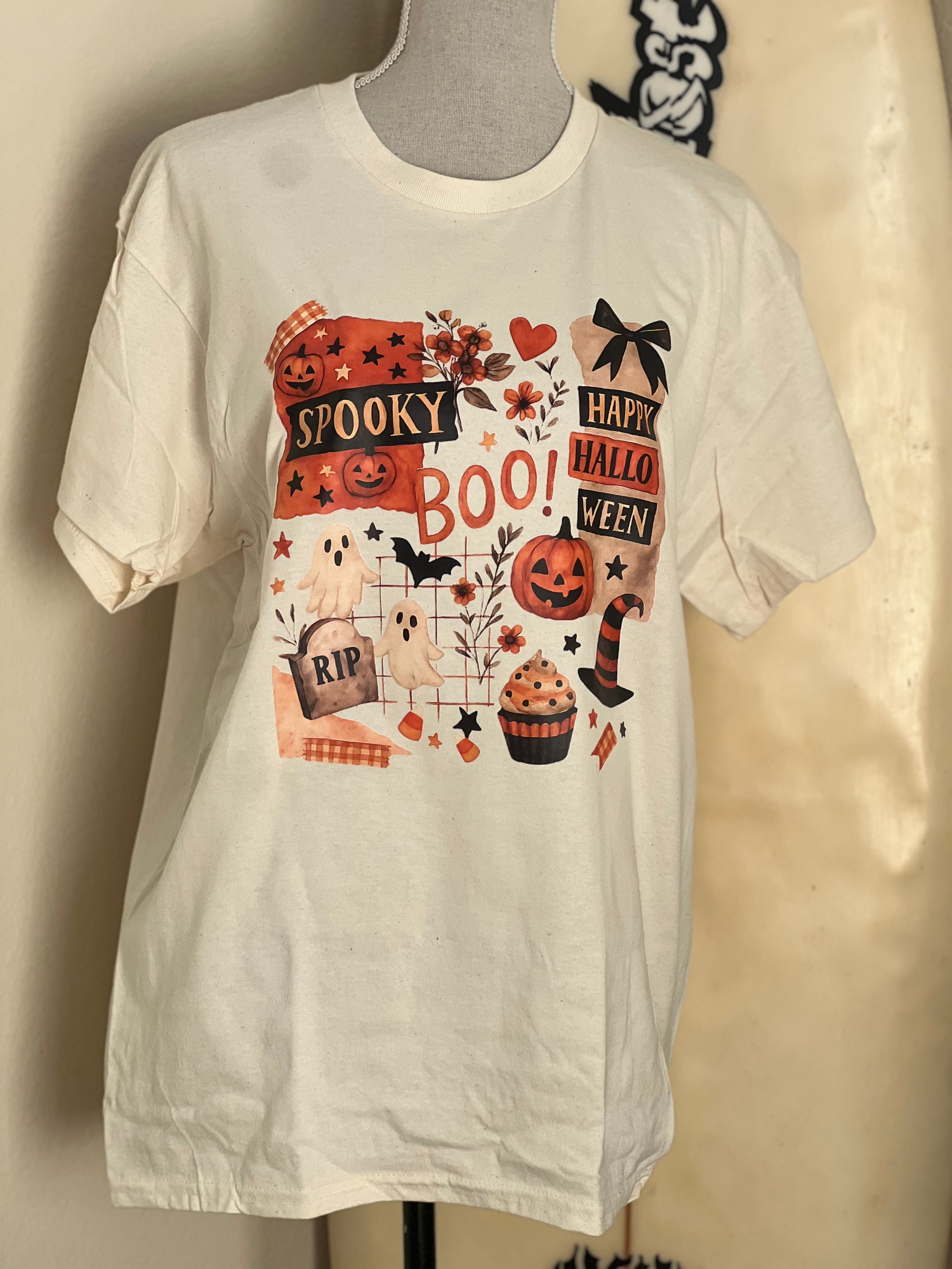 T-SHIRT JUNKIE Happy Halloween Tee