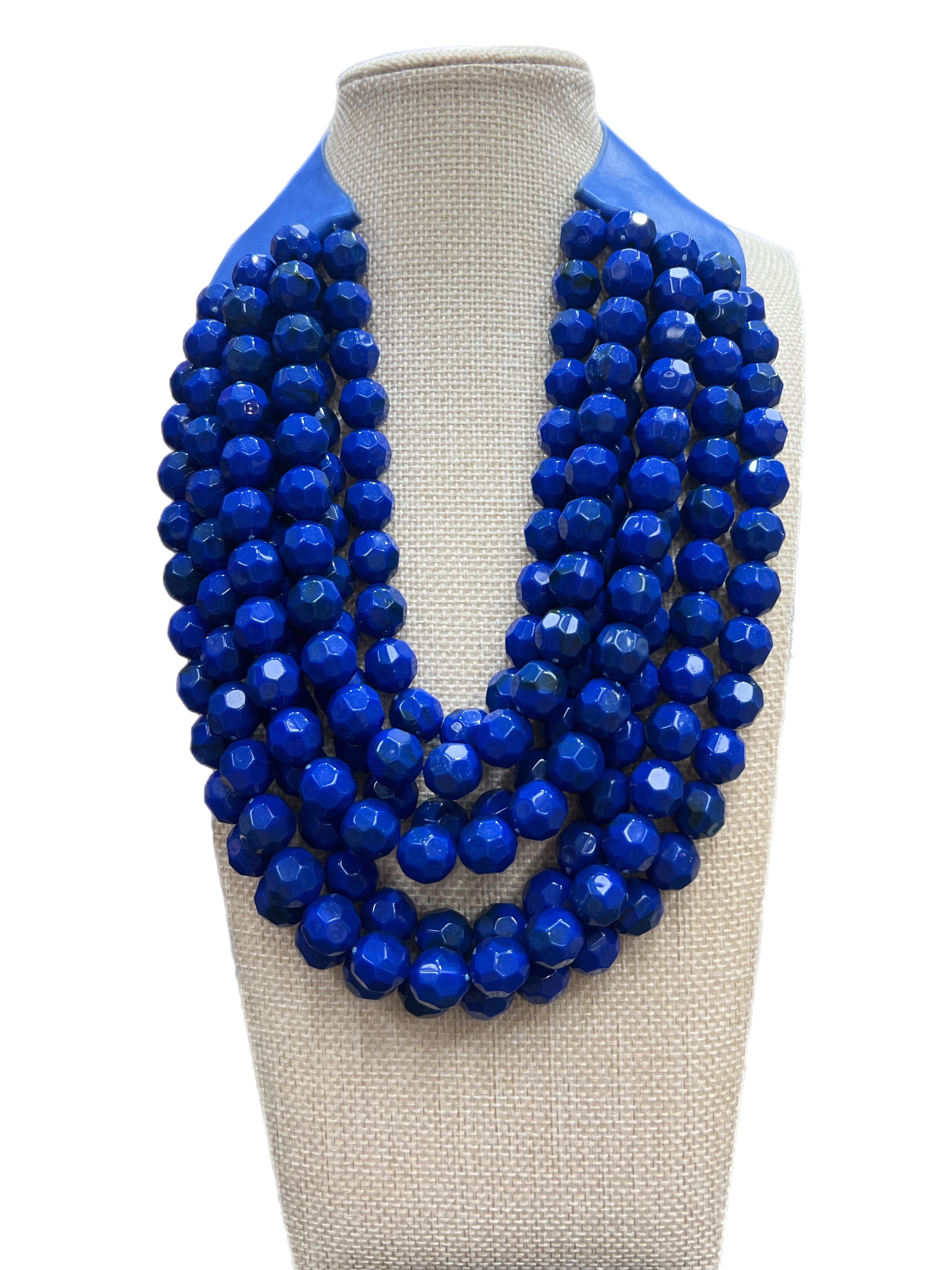 ATG 7-Strand Blue Magnetic Necklace