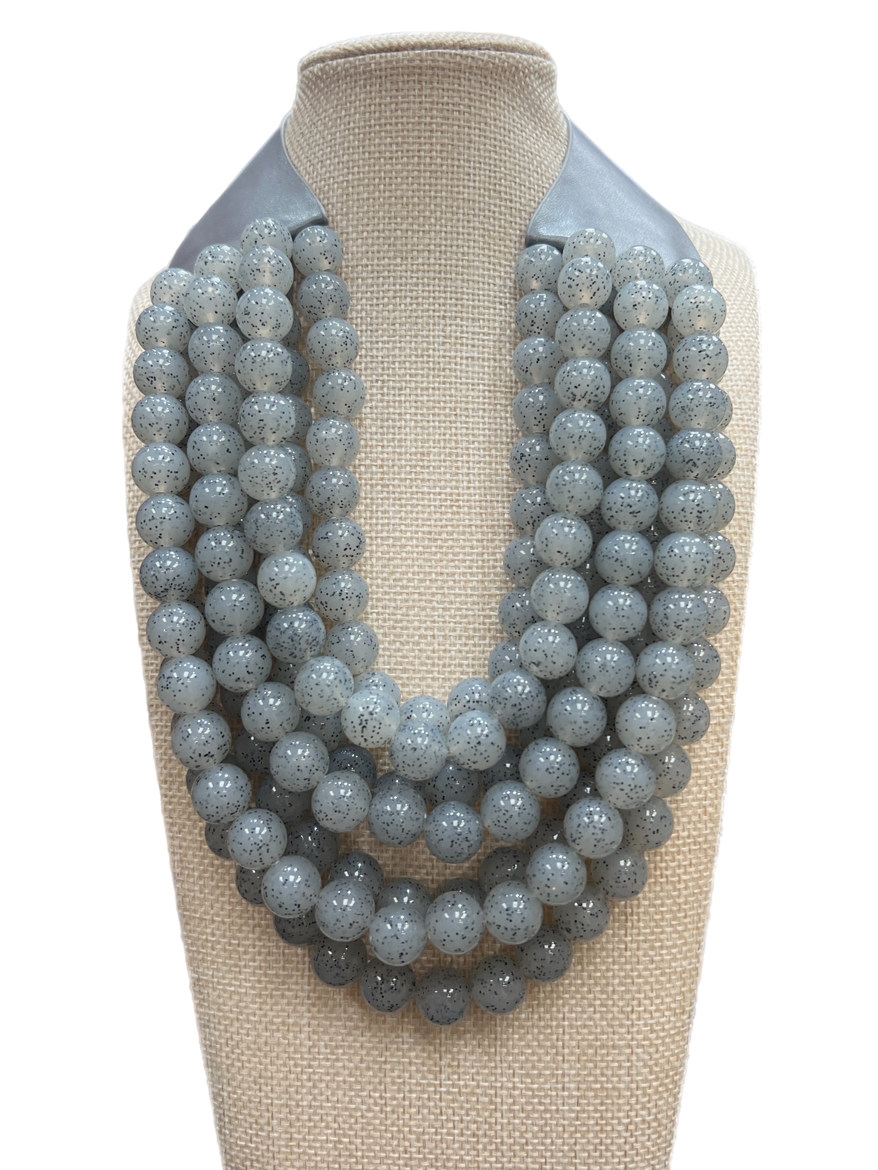 ATG 7-Strand Grey Magnetic Necklace