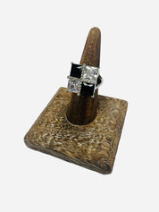 ATG Checkered Print Stretchy Ring on Simply Obsessed