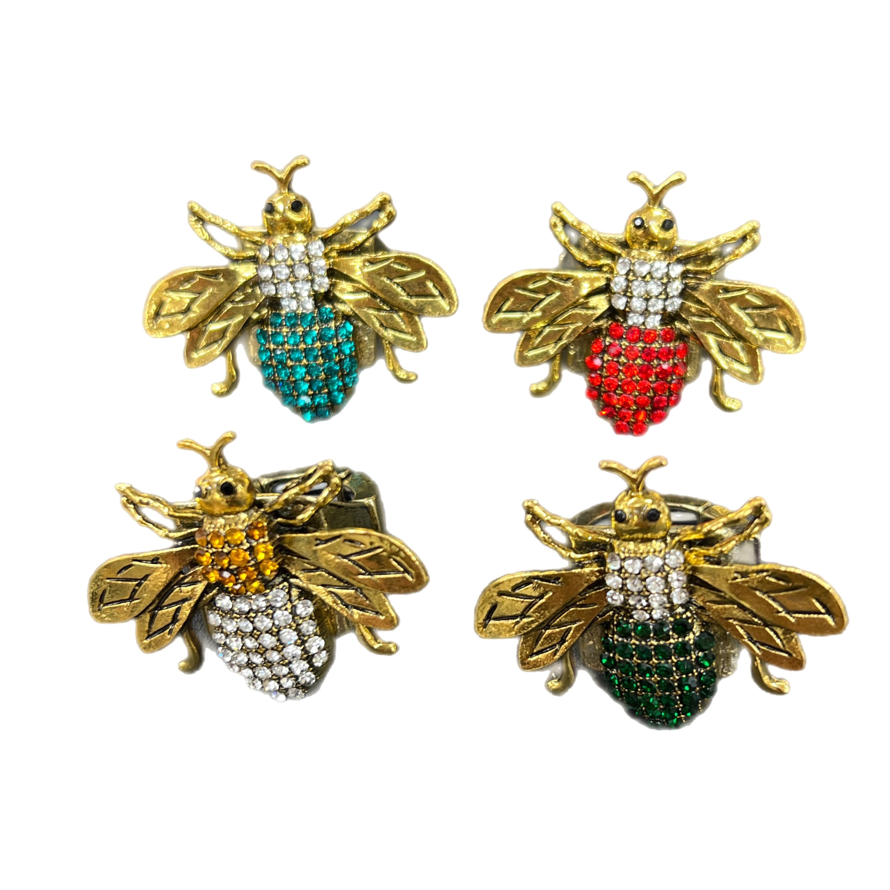 ATG Crystal Bee Stretch Ring on Simply Obsessed