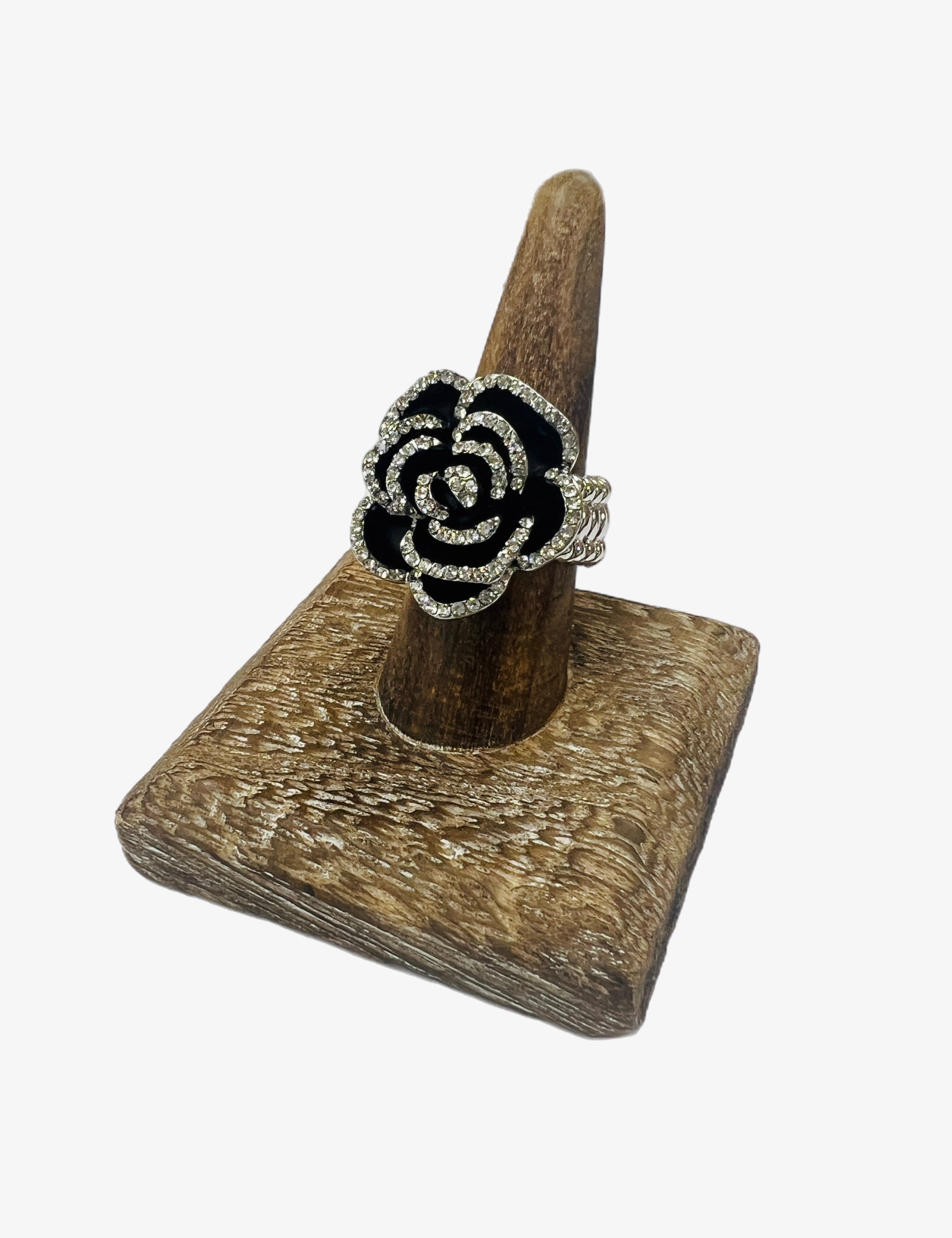 ATG Bling Rose Stretchy Ring on Simply Obsessed
