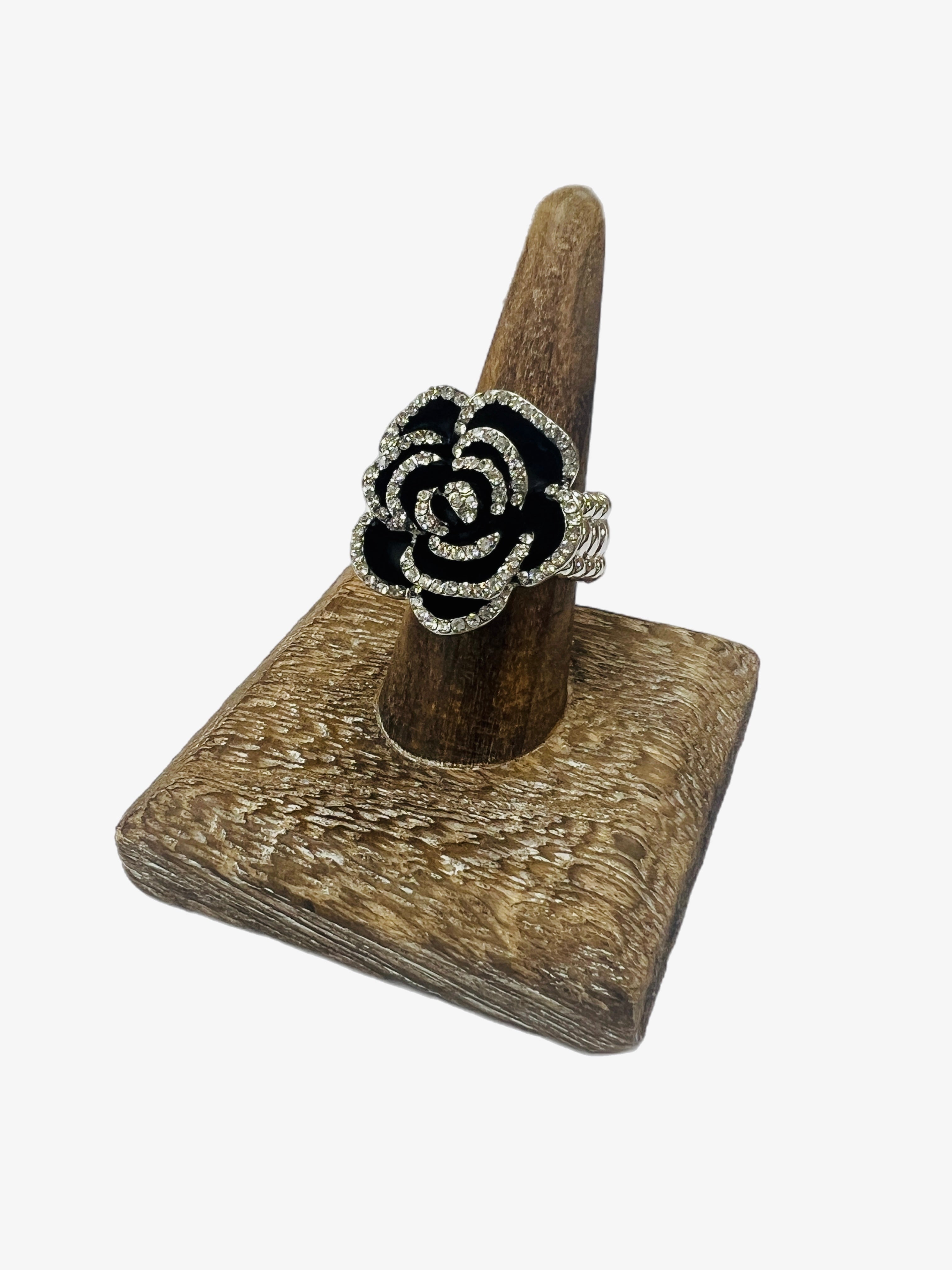 ATG Bling Rose Stretchy Ring on Simply Obsessed