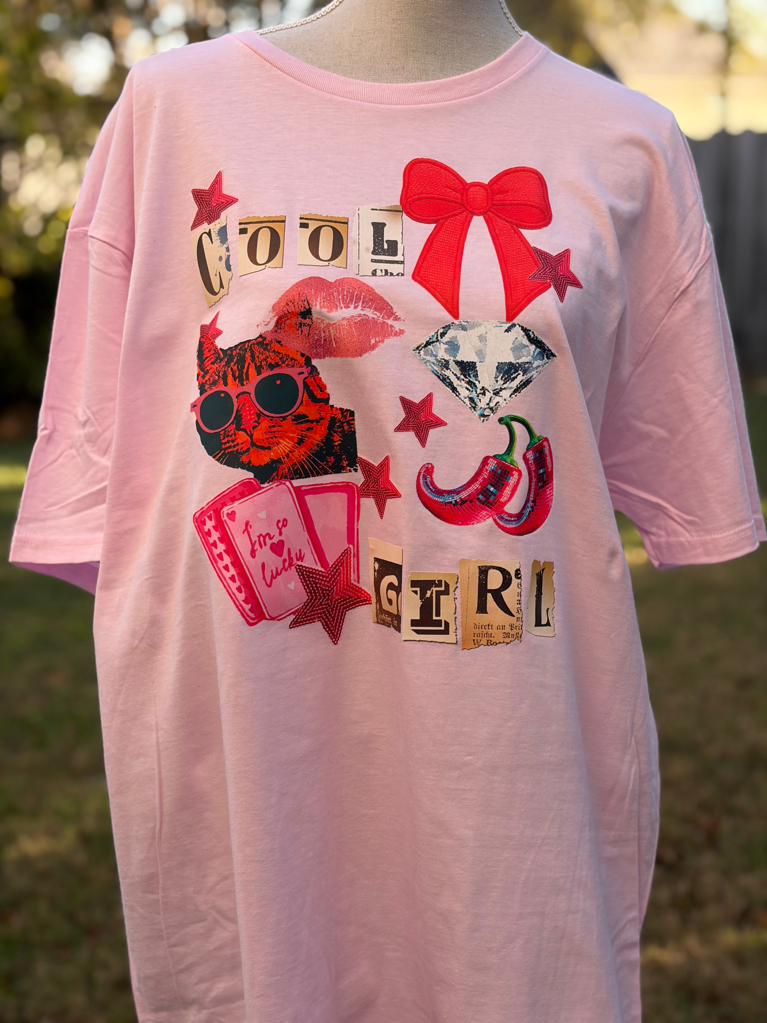 T-SHIRT JUNKIE Cool Girl Tee on Simply Obsessed