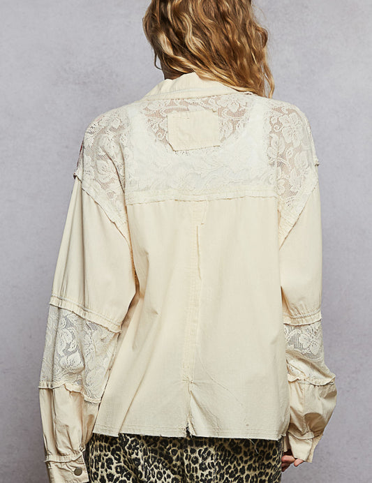 POL PATCHWORK THIN JACKET ***BEACH LIVE*** on Simply Obsessed