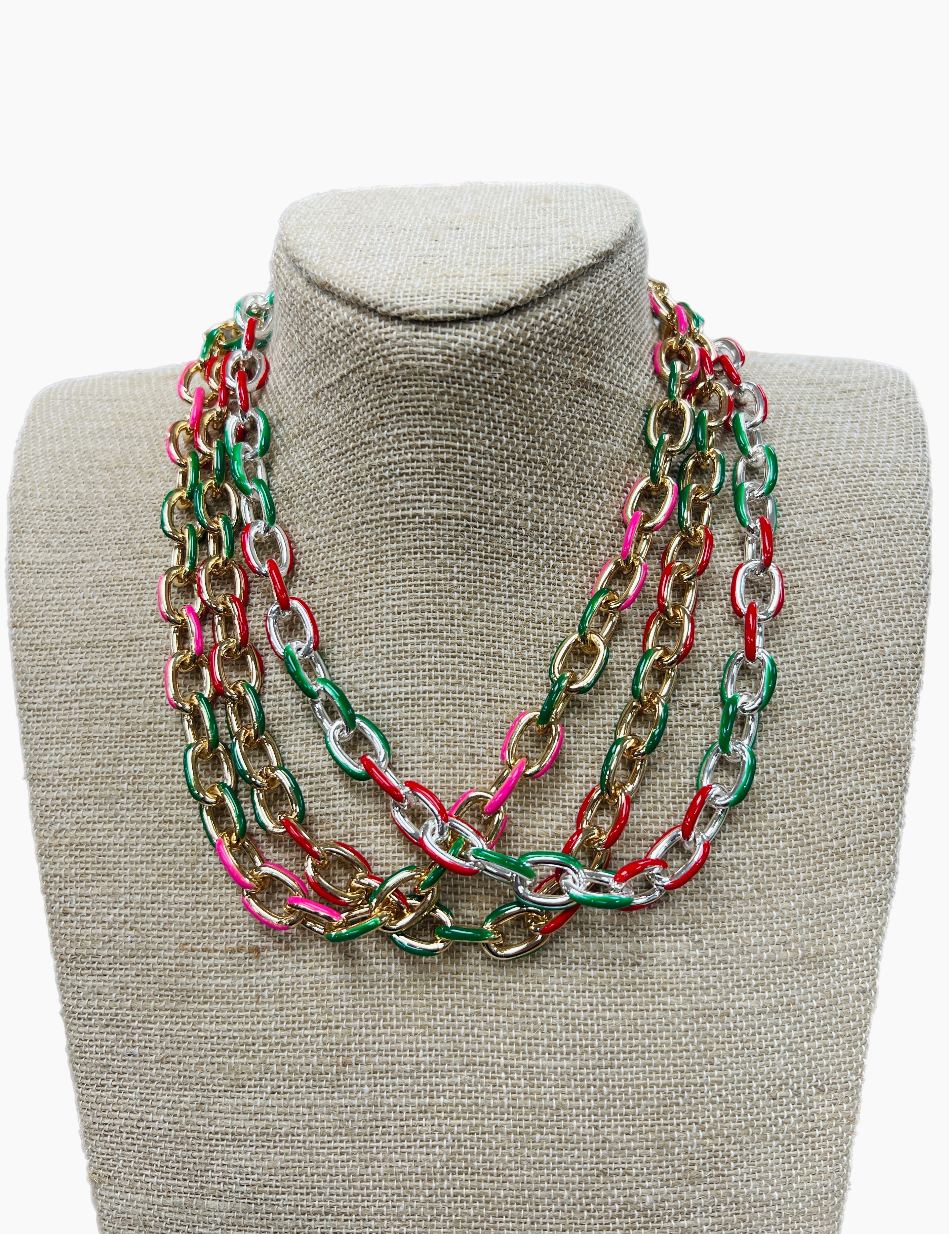 ATG Enamel Chain Necklace on Simply Obsessed
