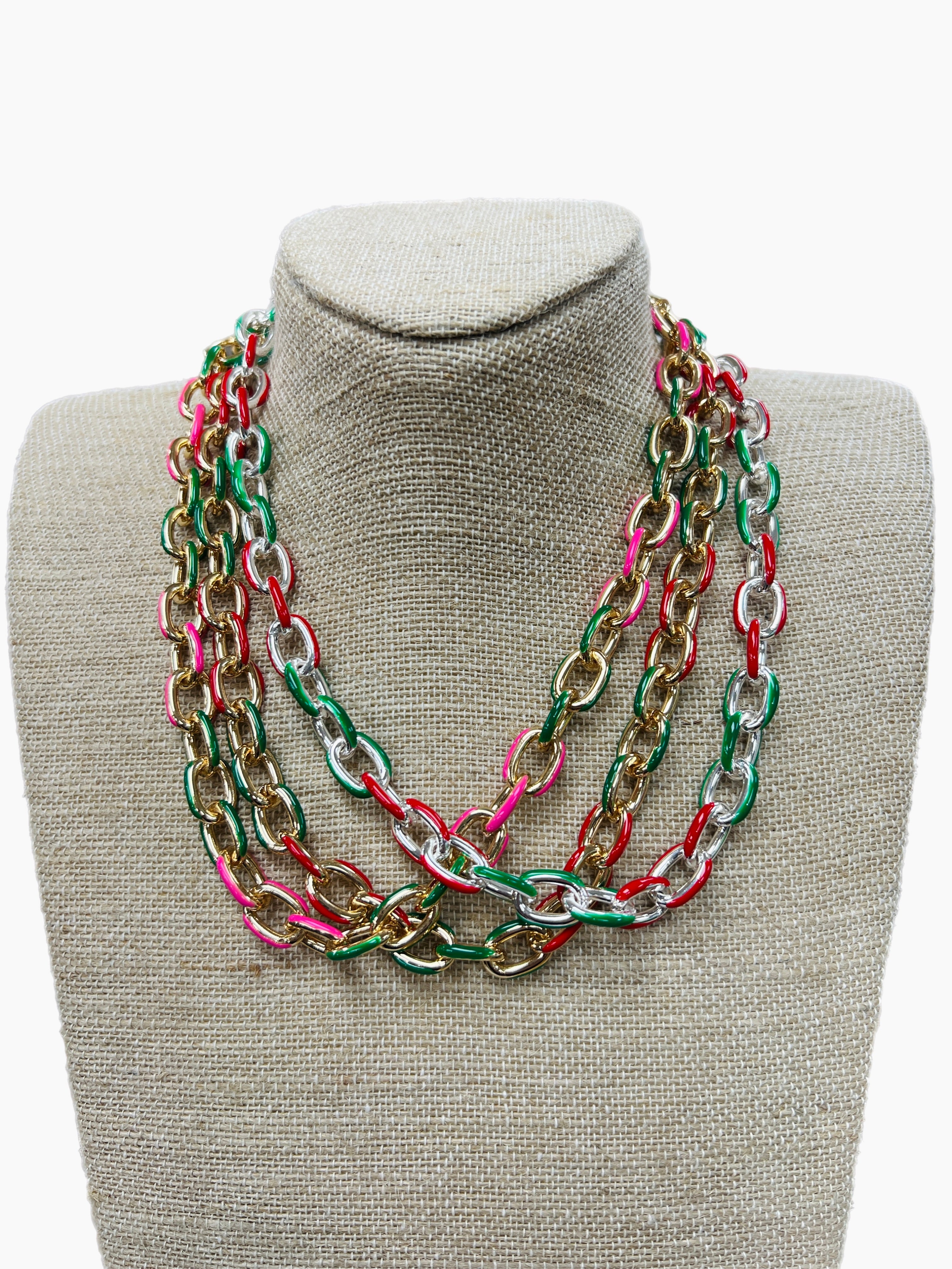 ATG Enamel Chain Necklace on Simply Obsessed