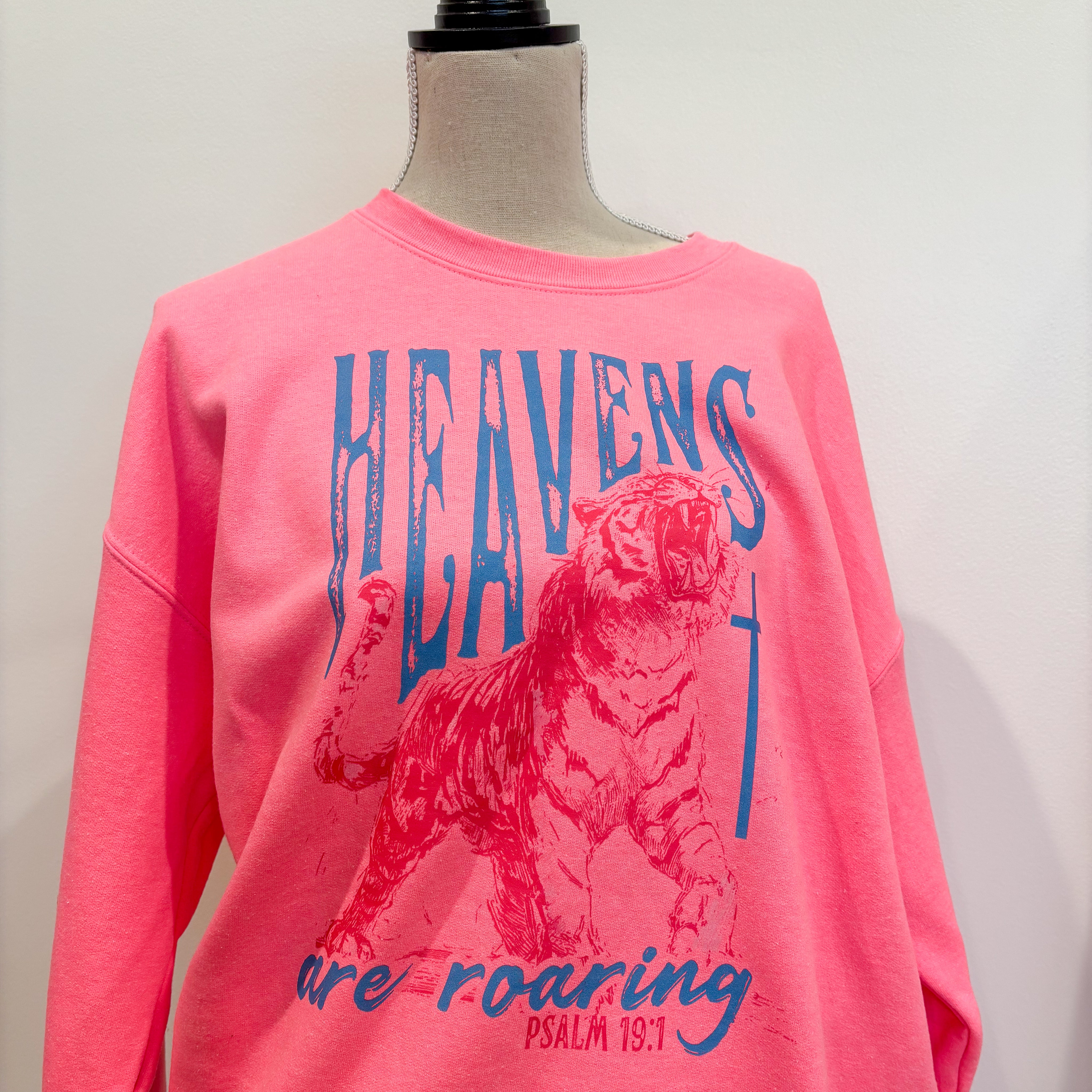 T-SHIRT JUNKIE Heavens Are Roaring Sweatshirt on Simply Obsessed