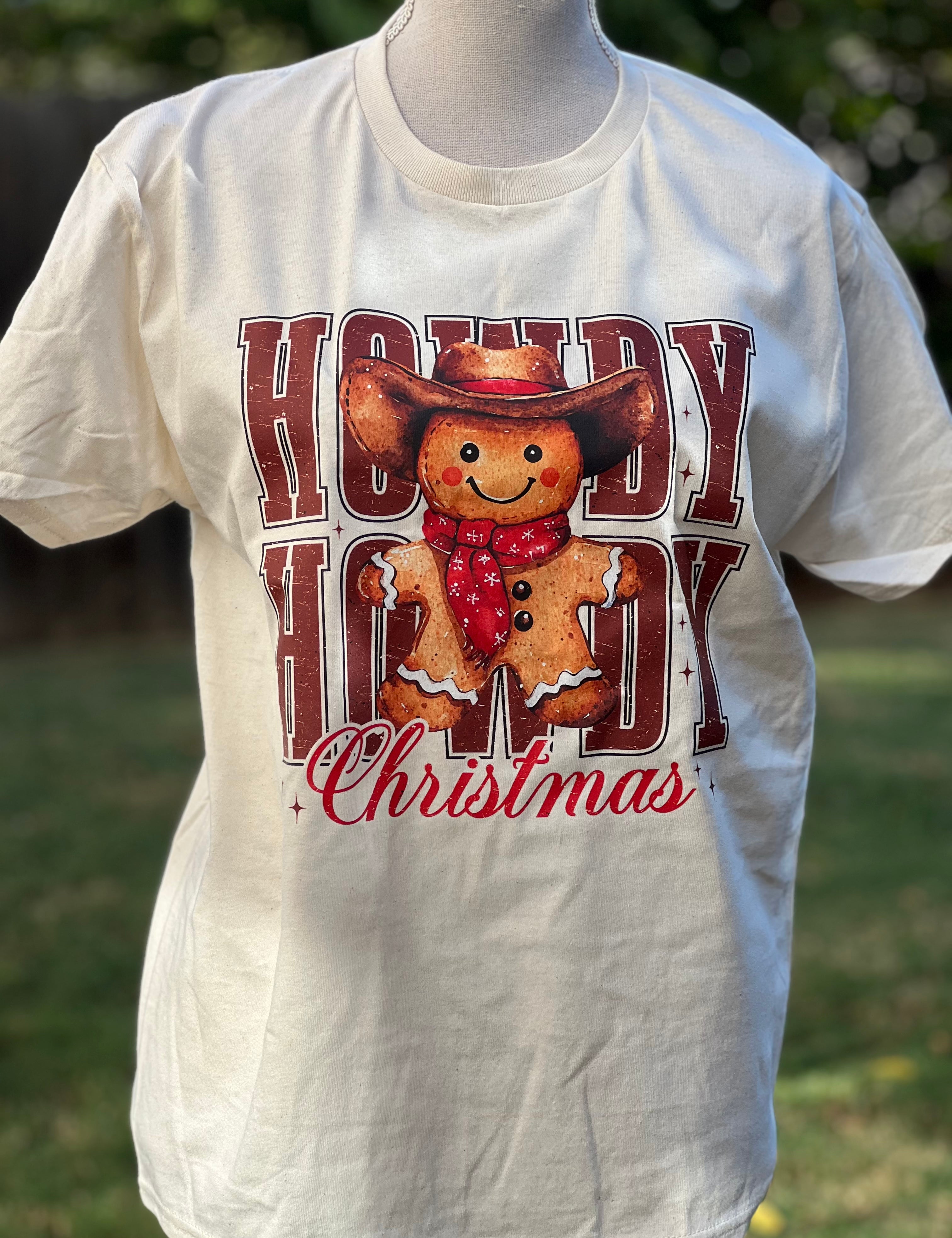 T-SHIRT JUNKIE Howdy Christmas Tee on Simply Obsessed