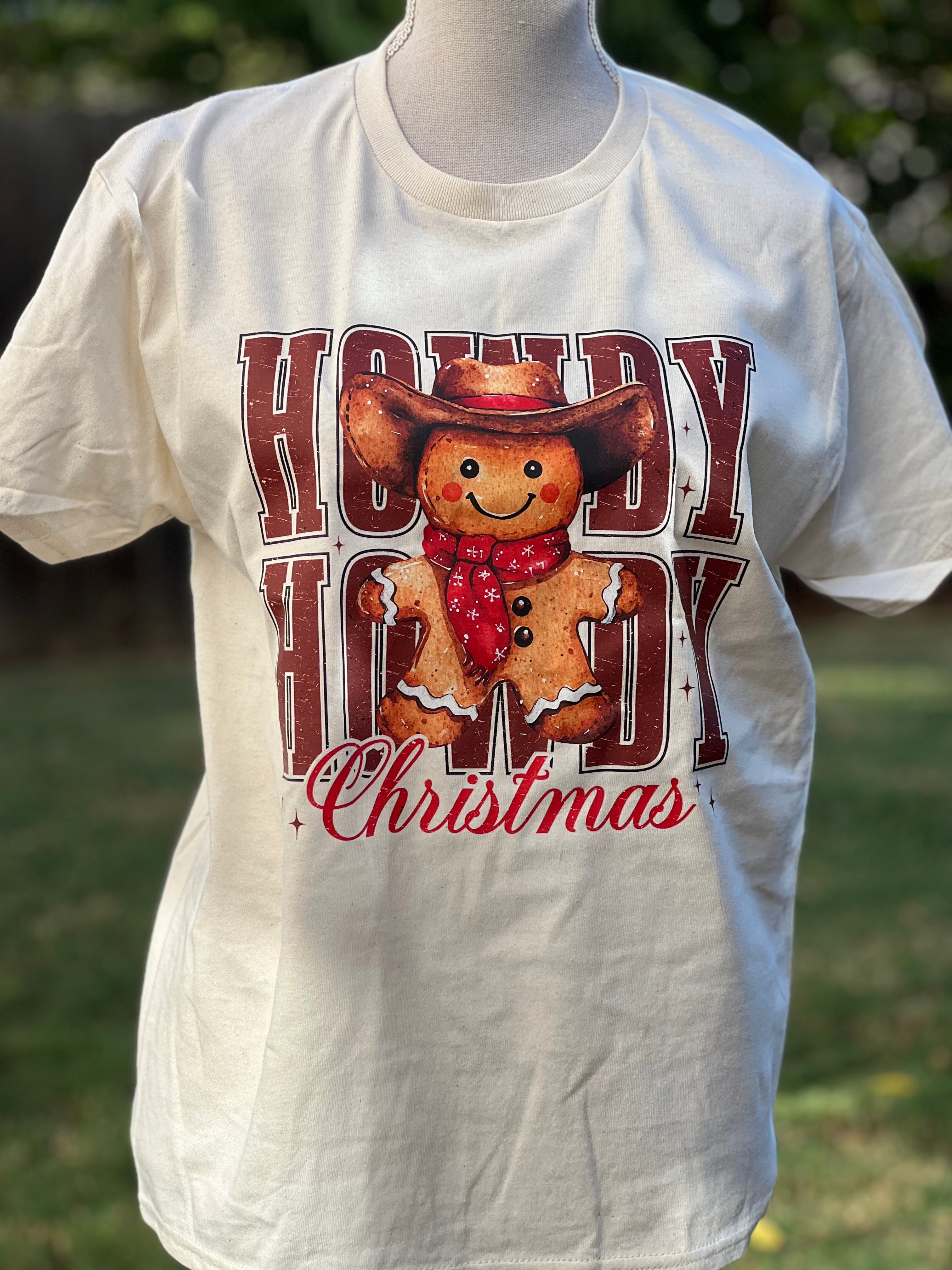 T-SHIRT JUNKIE Howdy Christmas Tee on Simply Obsessed