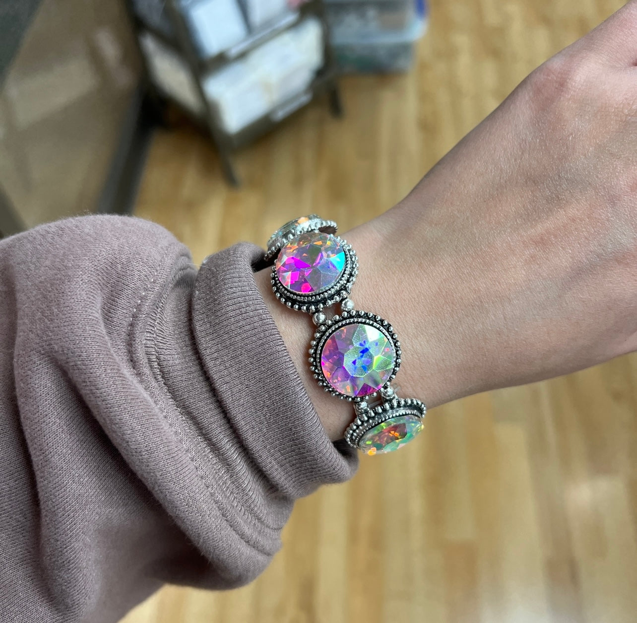 ATG Round AB Stretch Bracelet on Simply Obsessed