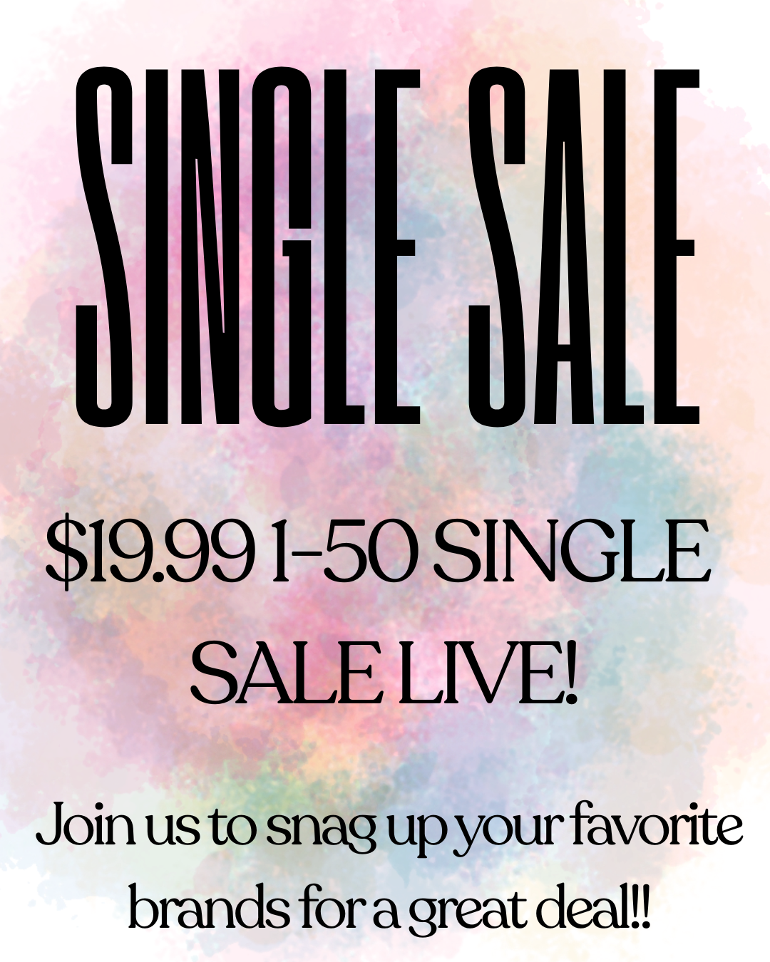 4/2 $19.99 SINGLE SALE!! on Simply Obsessed