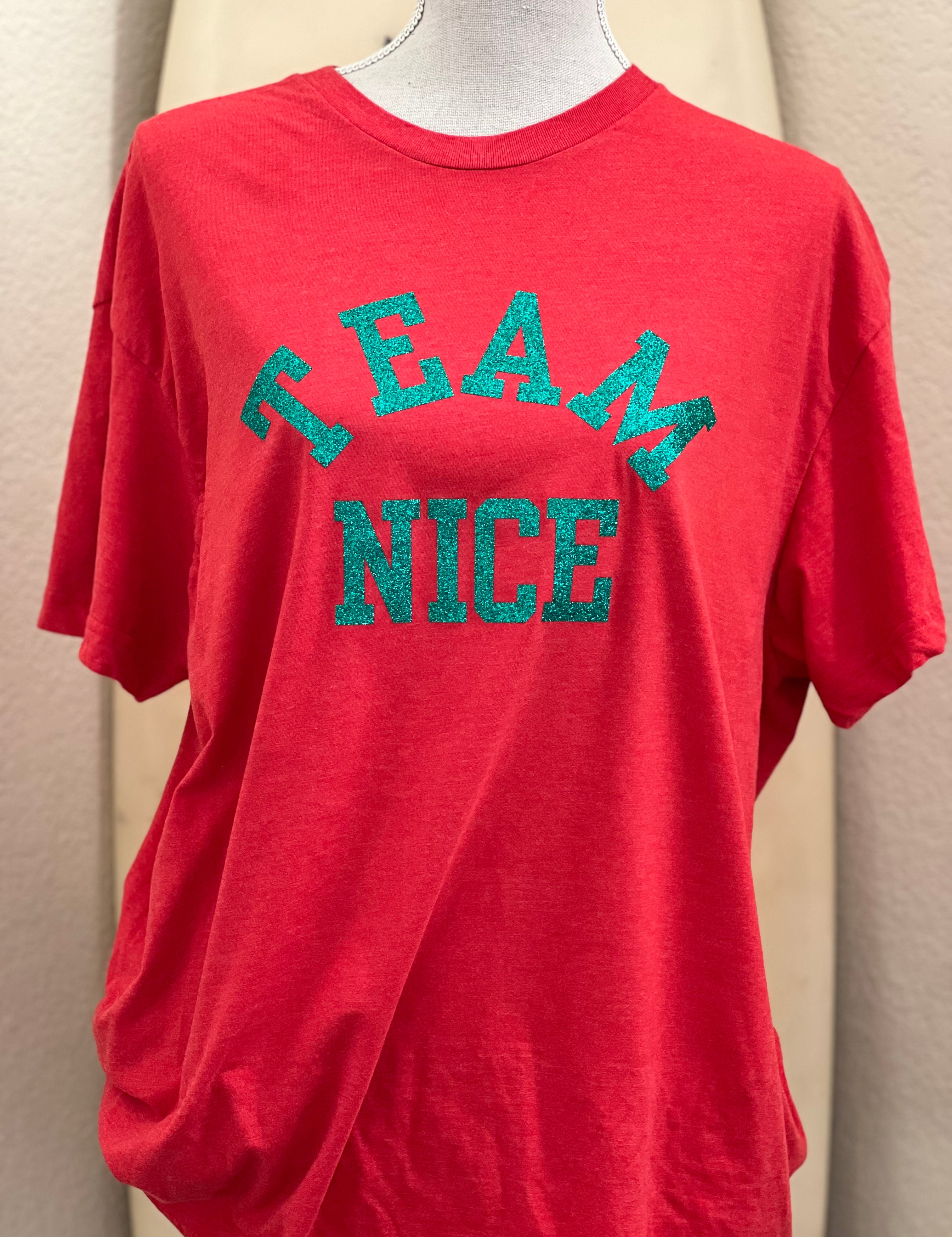 MALIBU HIPPIE Team Naughty Or Team Nice Tees on Simply Obsessed