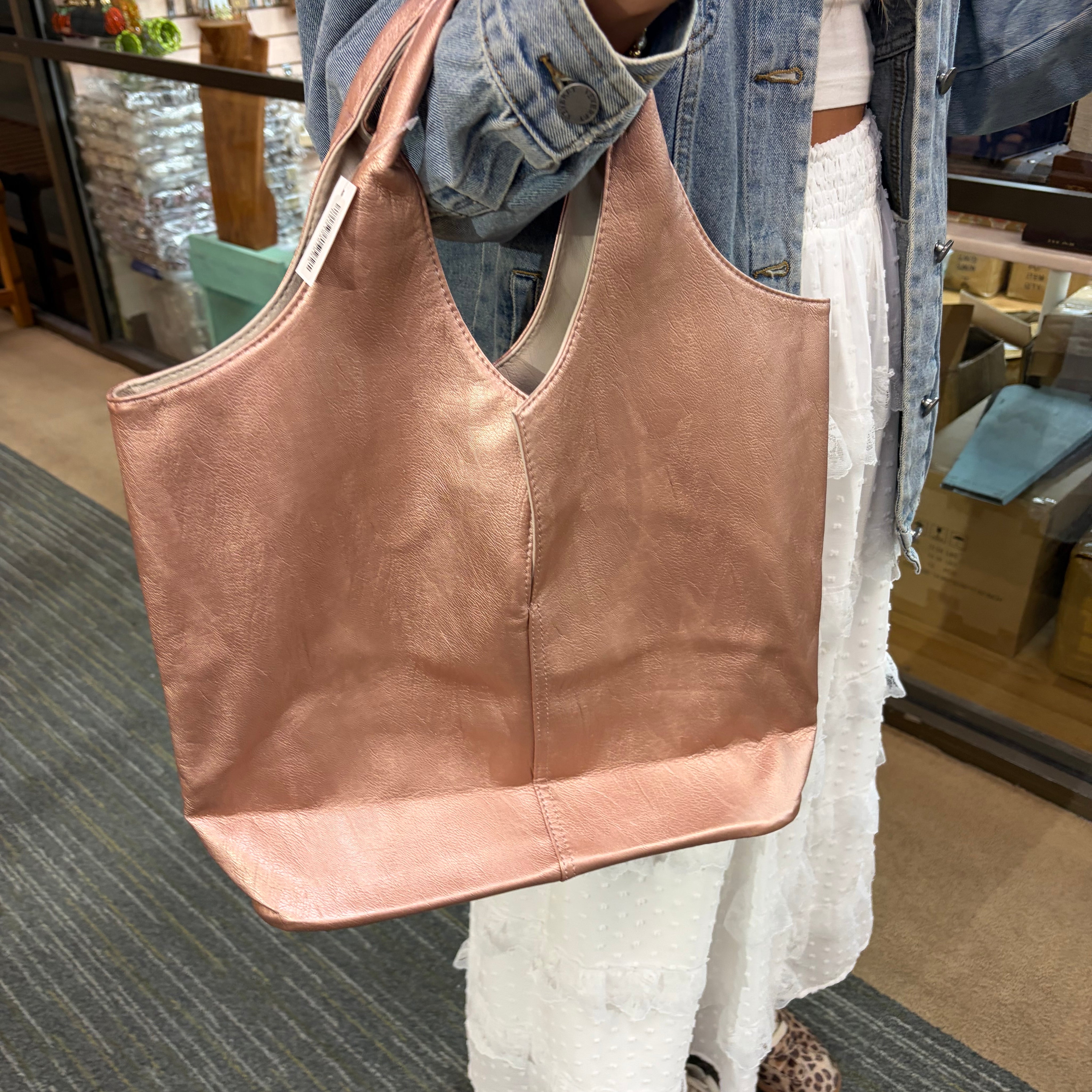 ATG Metallic Reversible Bag ITEM #155 on Simply Obsessed