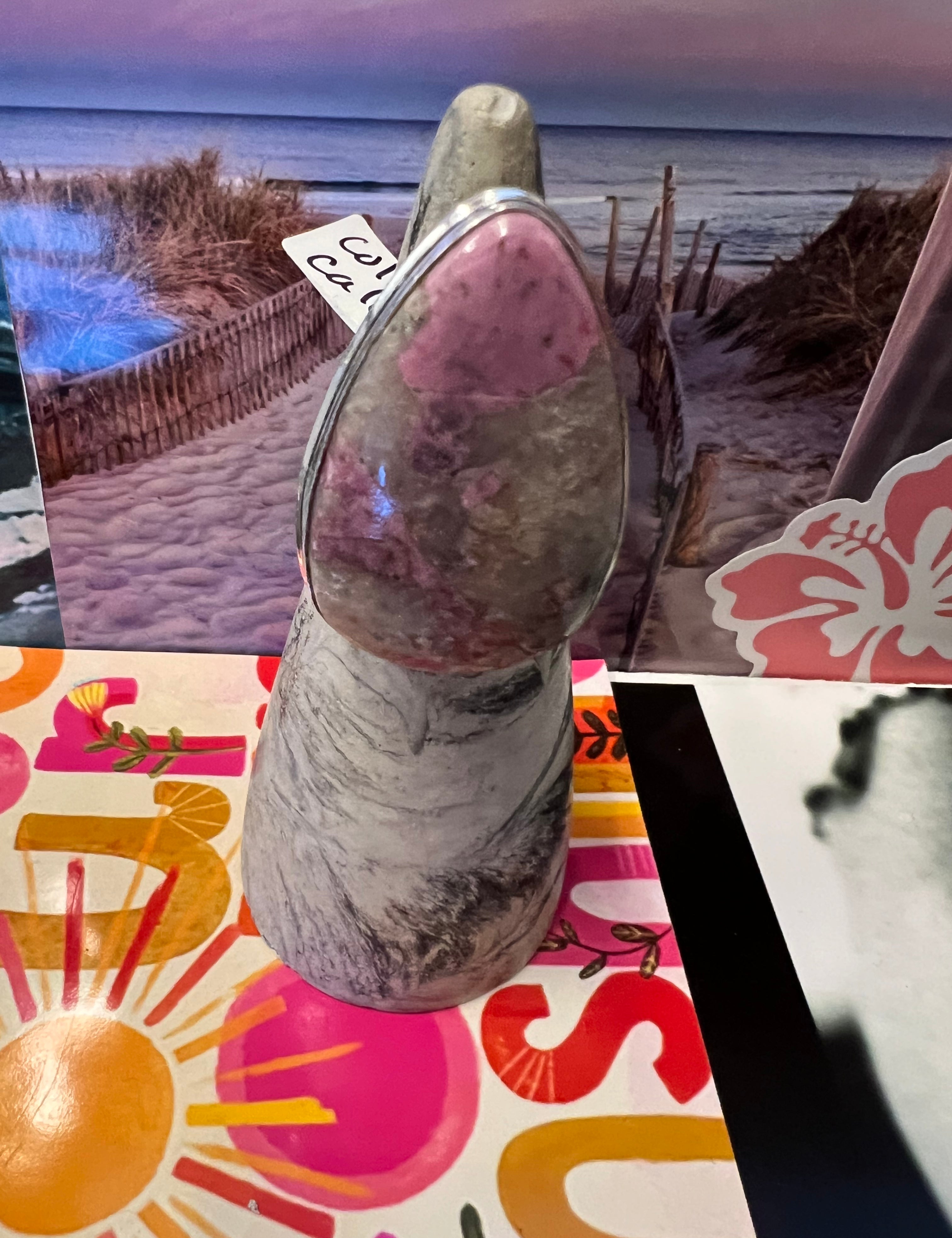 One of a Kind Size 6.5 Colbalt Calcite Ring on Simply Obsessed