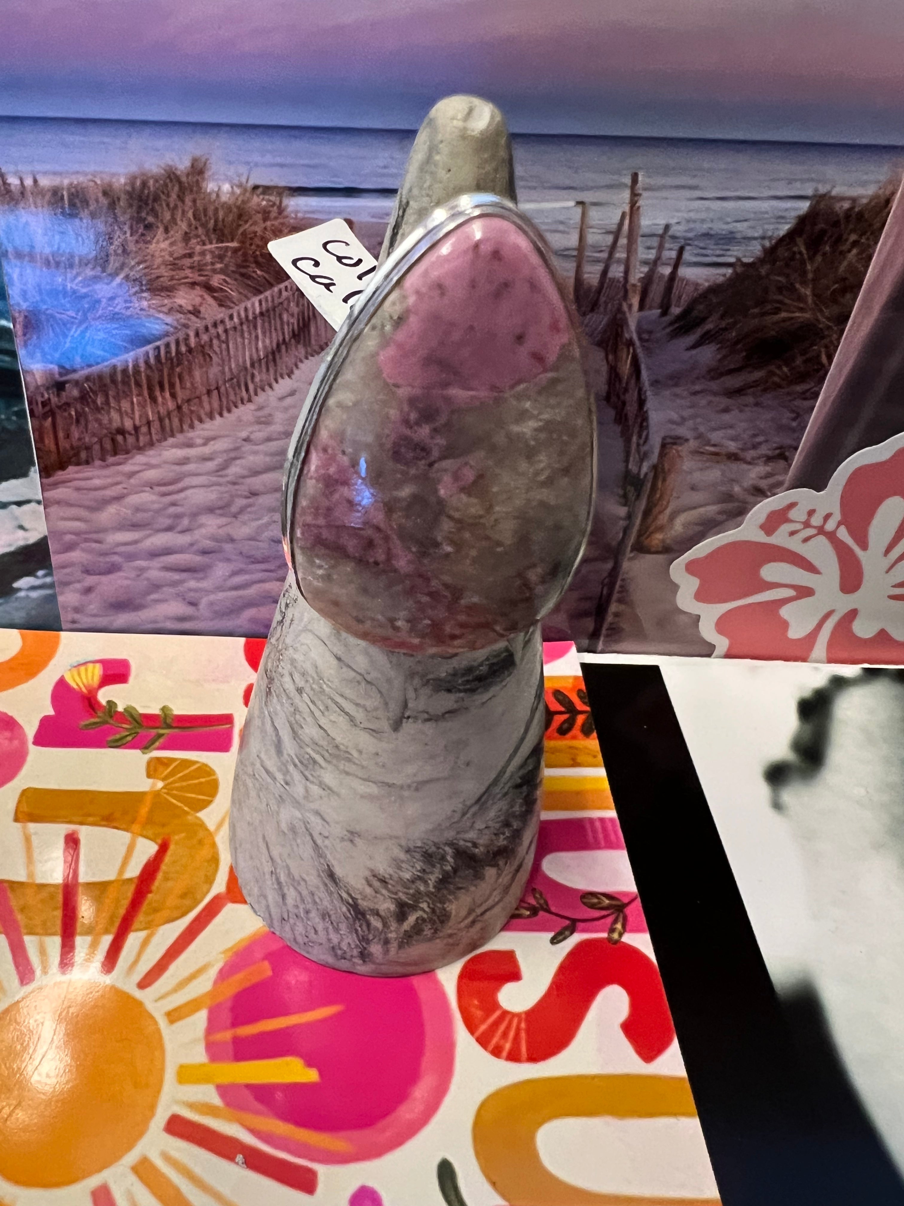 One of a Kind Size 6.5 Colbalt Calcite Ring on Simply Obsessed