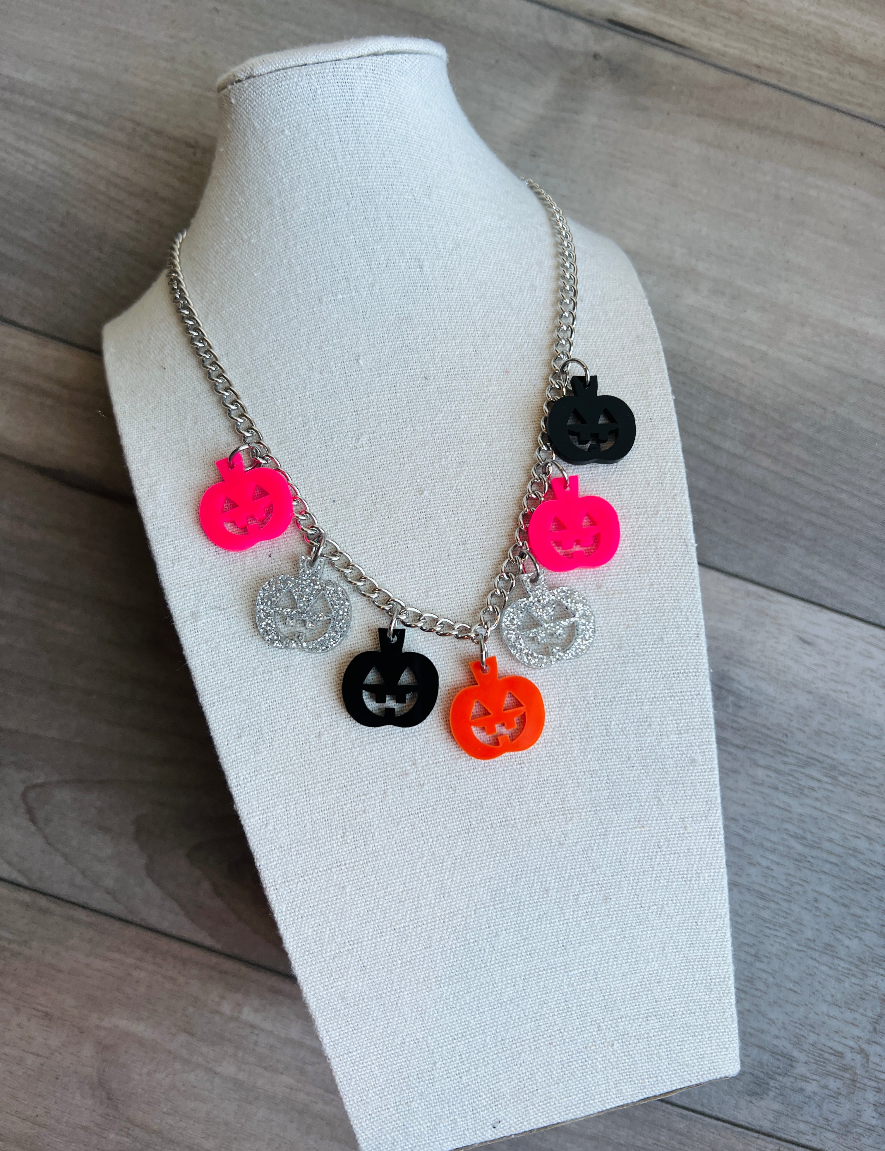 DIXIE ROSE Jack-O-Lantern Charm Necklace on Simply Obsessed