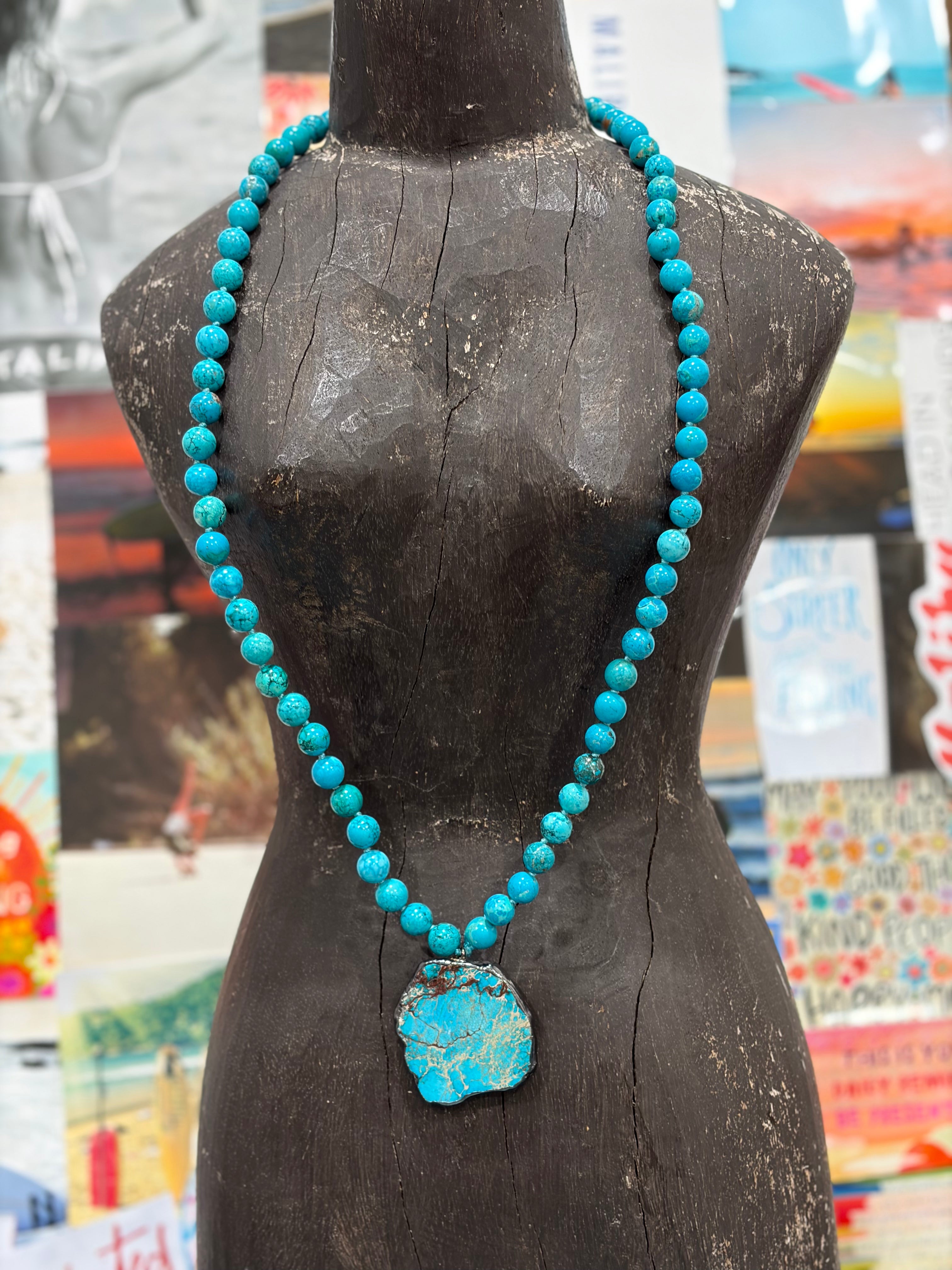 MALIBU HIPPIE Sea Sediment Jasper OOAK Necklace on Simply Obsessed