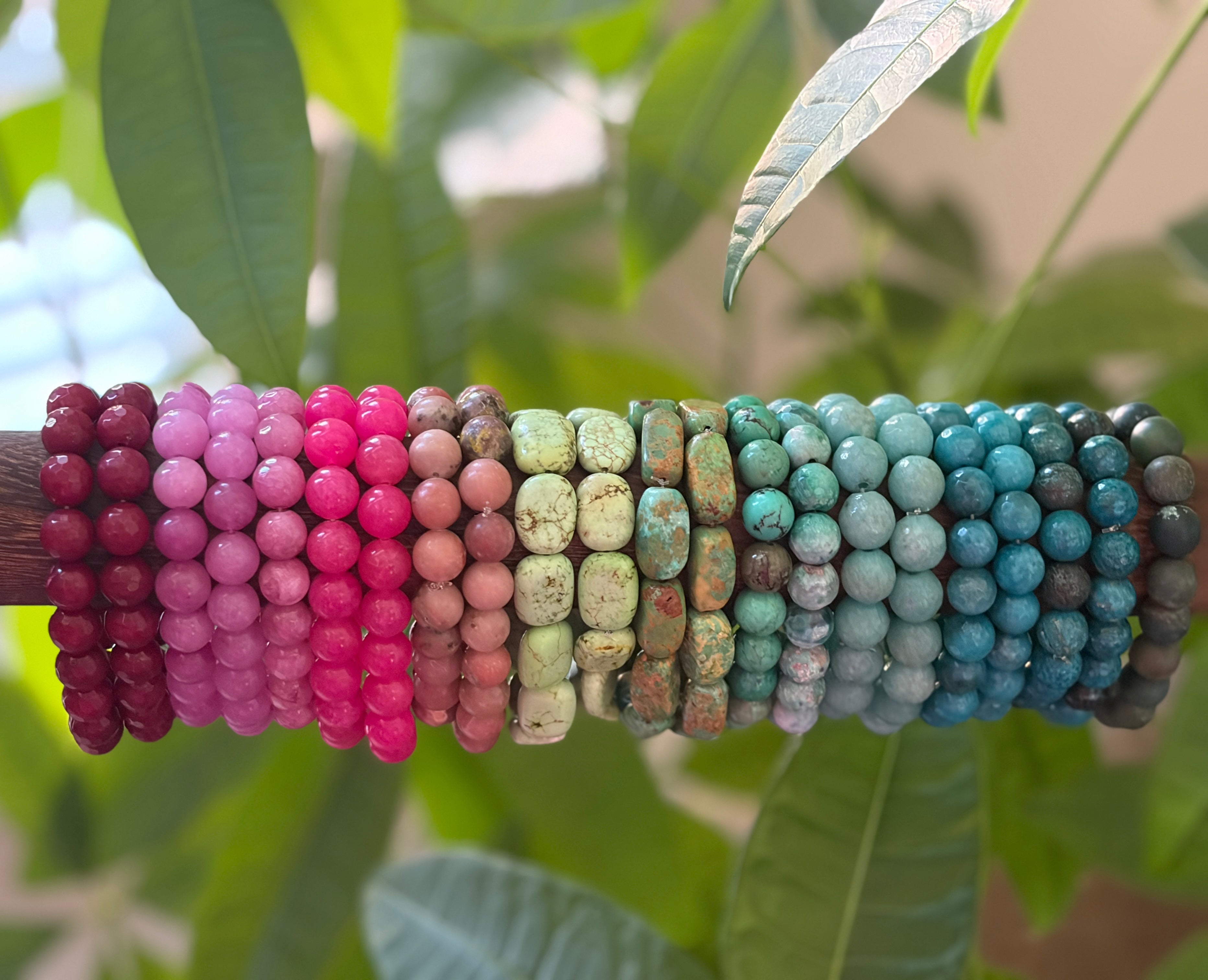 agate bracelet bundle of 10 on Simply Obsessed