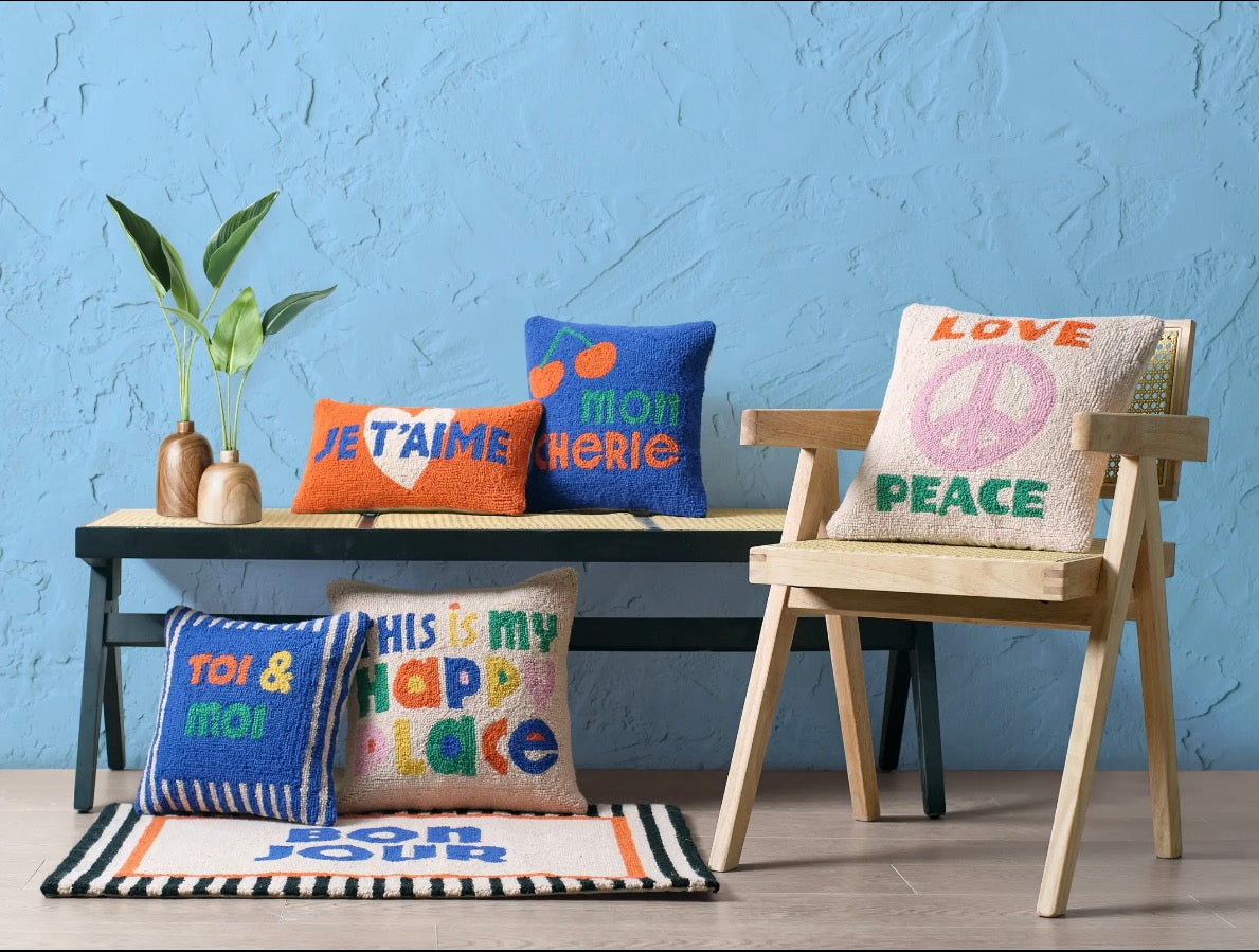 Love & Peace Throw Pillow