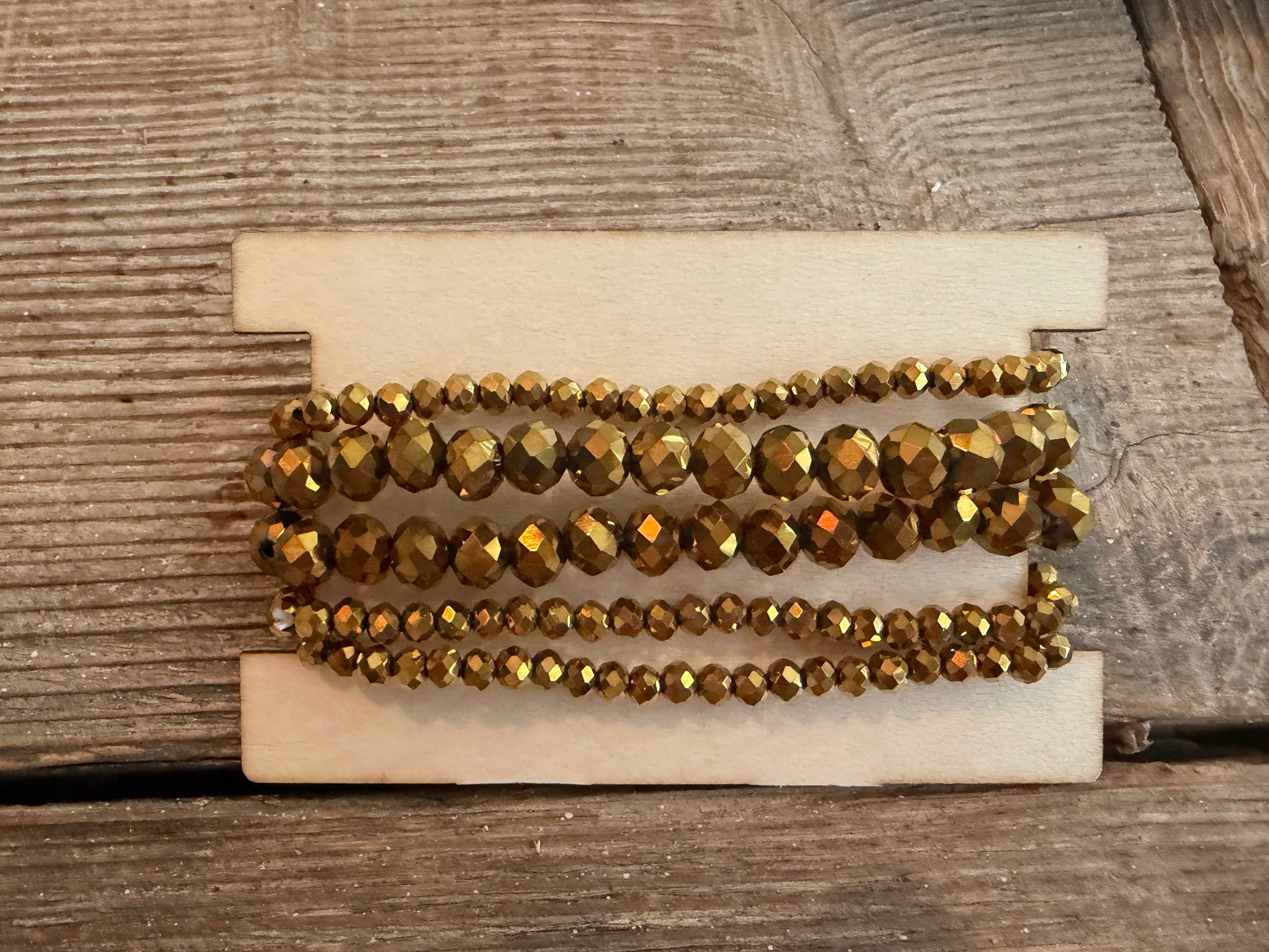 MALIBU SUPPLY Copper Tone Bracelet Stack #106 **DEBUT SALE**