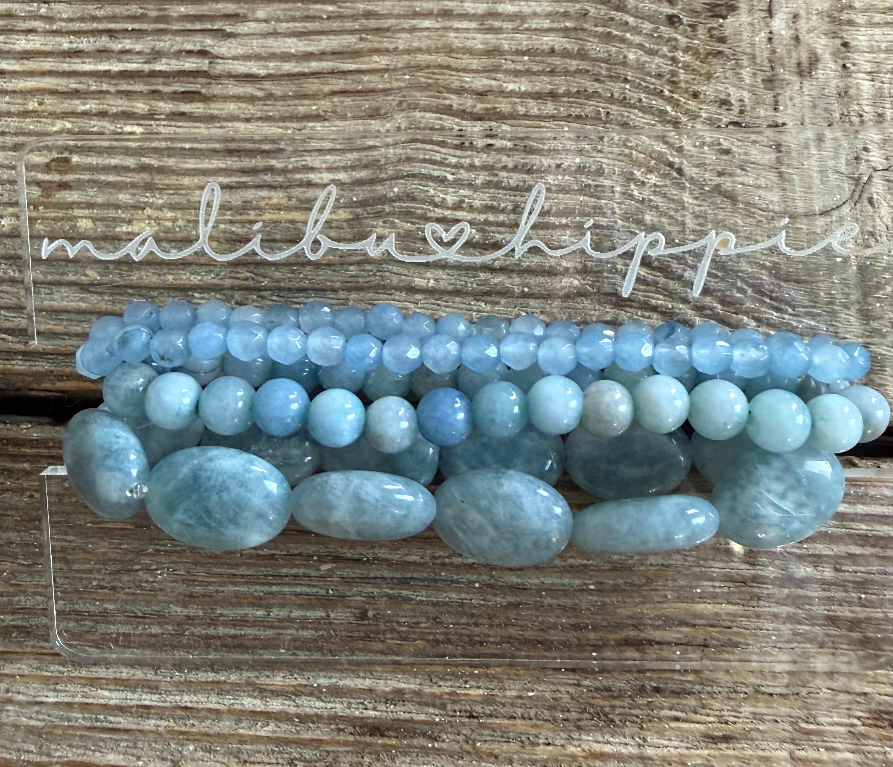 MALIBU HIPPIE Stormy Waters Bracelet Stack on Simply Obsessed