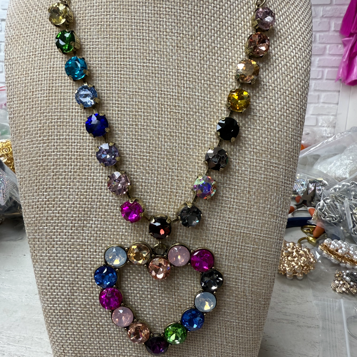 ATG Multi Heart Necklace ***DOORBUSTER** on Simply Obsessed