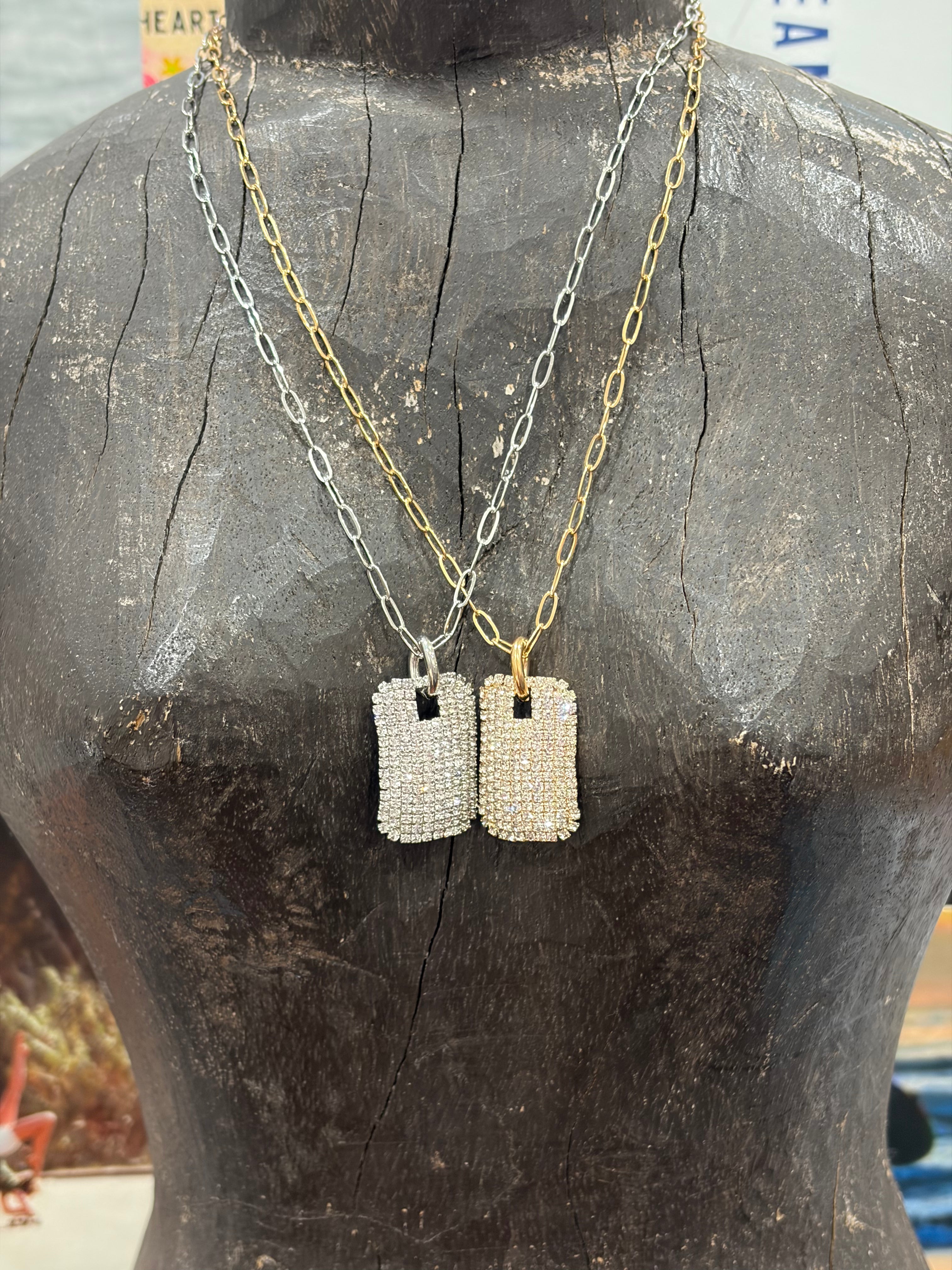 JEWELRY SALE ATG Dog Tag Necklace