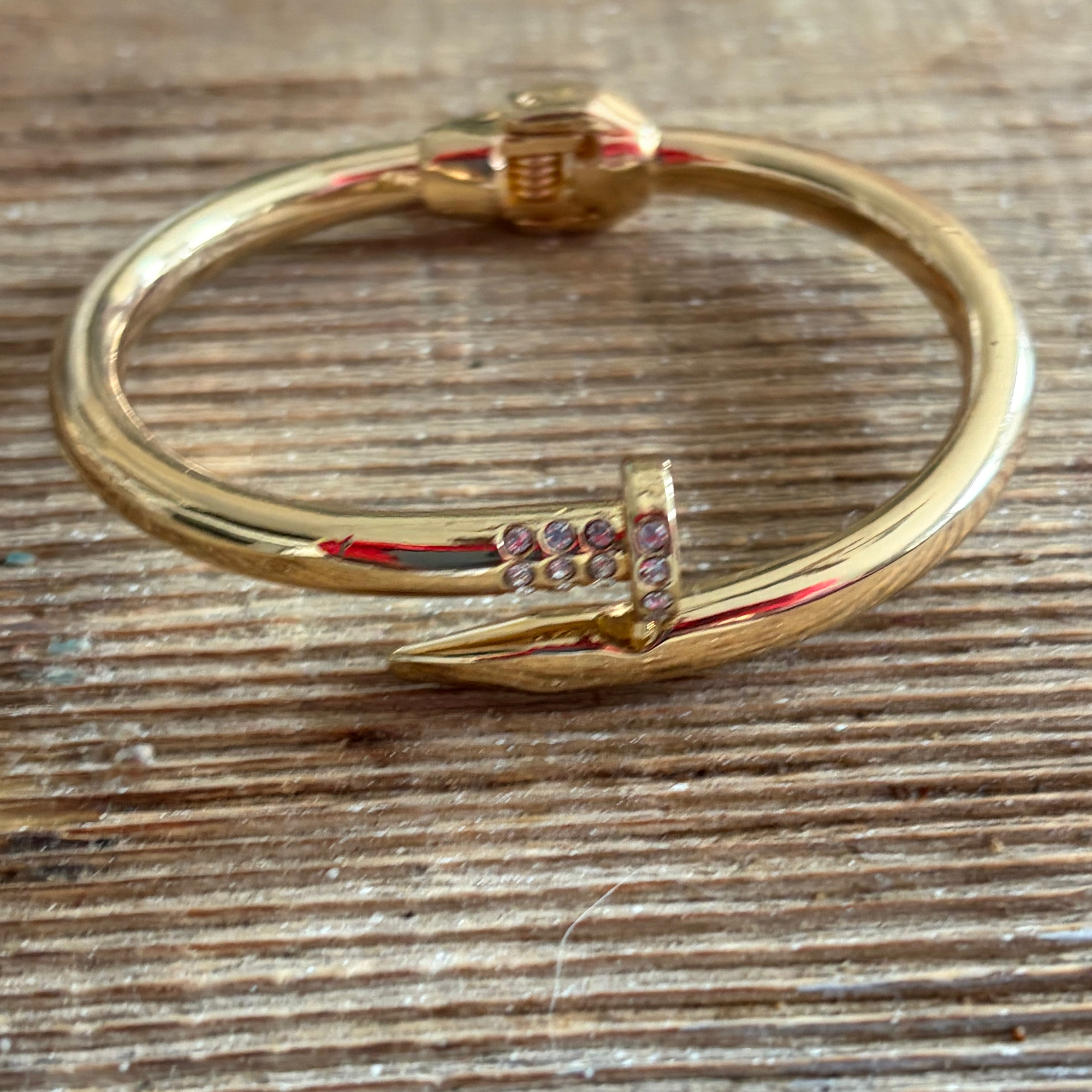 JEWELRY SALE Nail Bracelet with Bling on Simply Obsessed