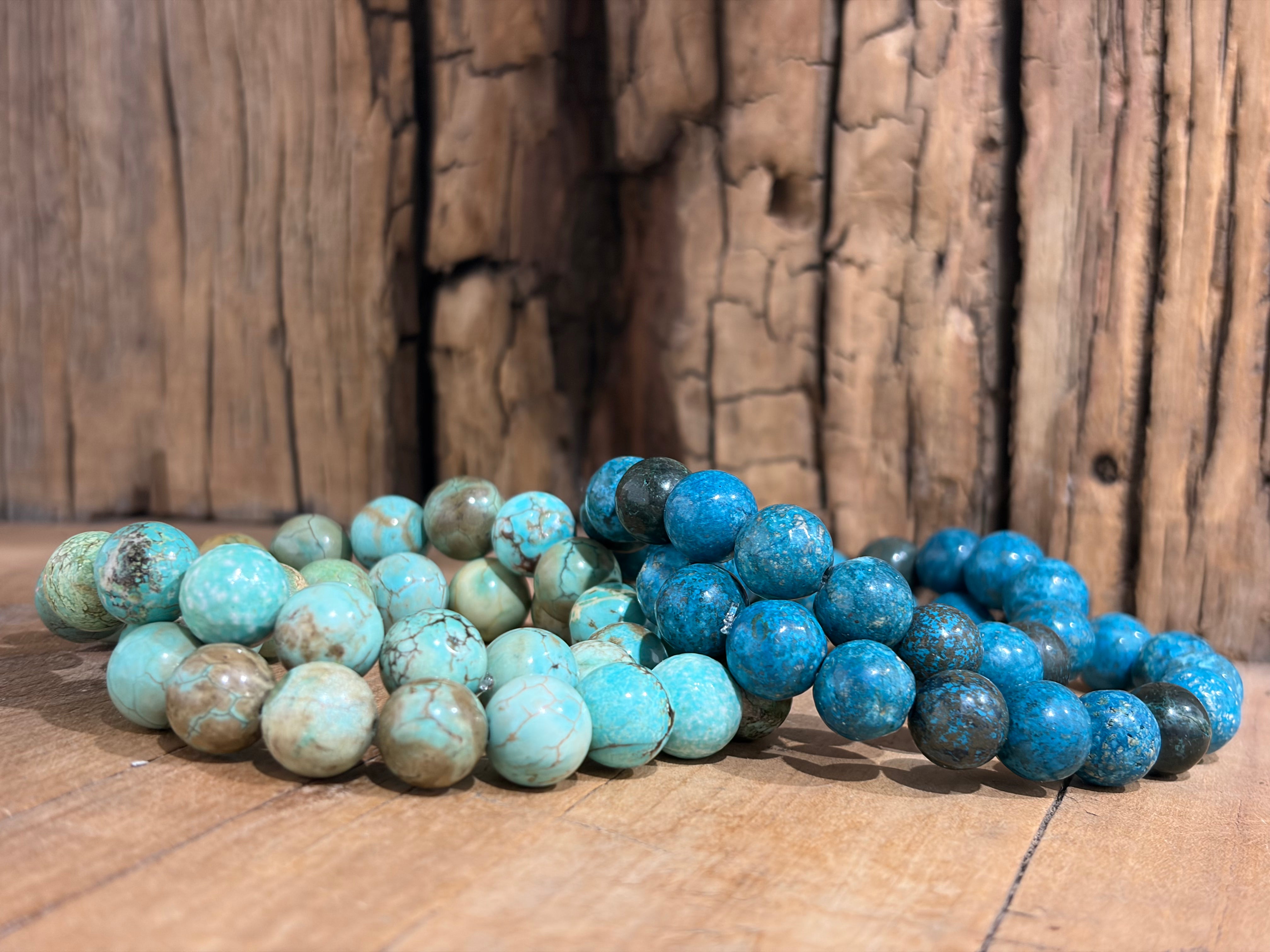MALIBU HIPPIE Magnesite Stretch Bracelets on Simply Obsessed