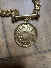 YOCHI Vintage Designer Inspired Gold Bar Coin Necklace on Simply Obsessed