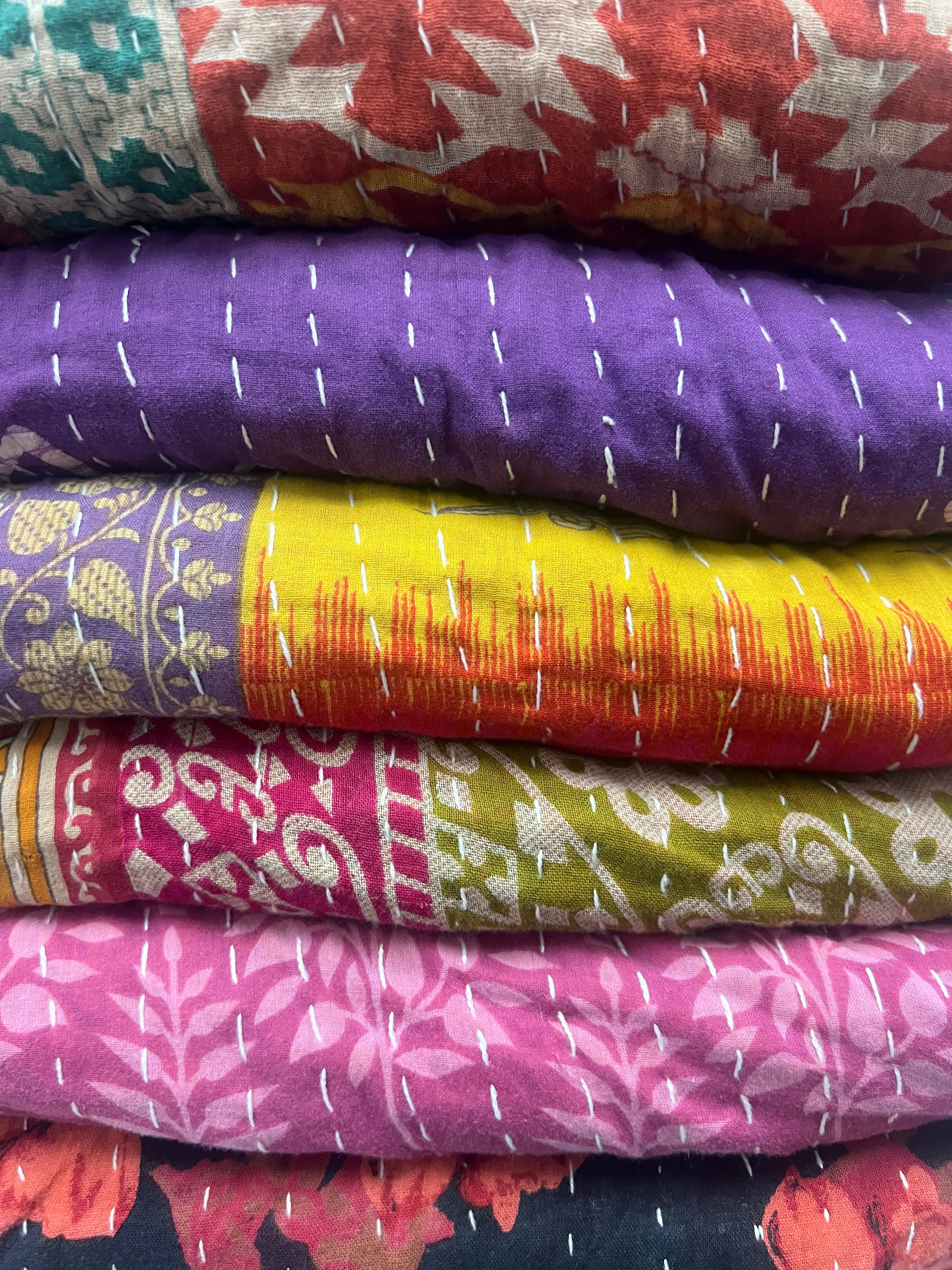 Artisan Kantha Blankets (One of a Kind)