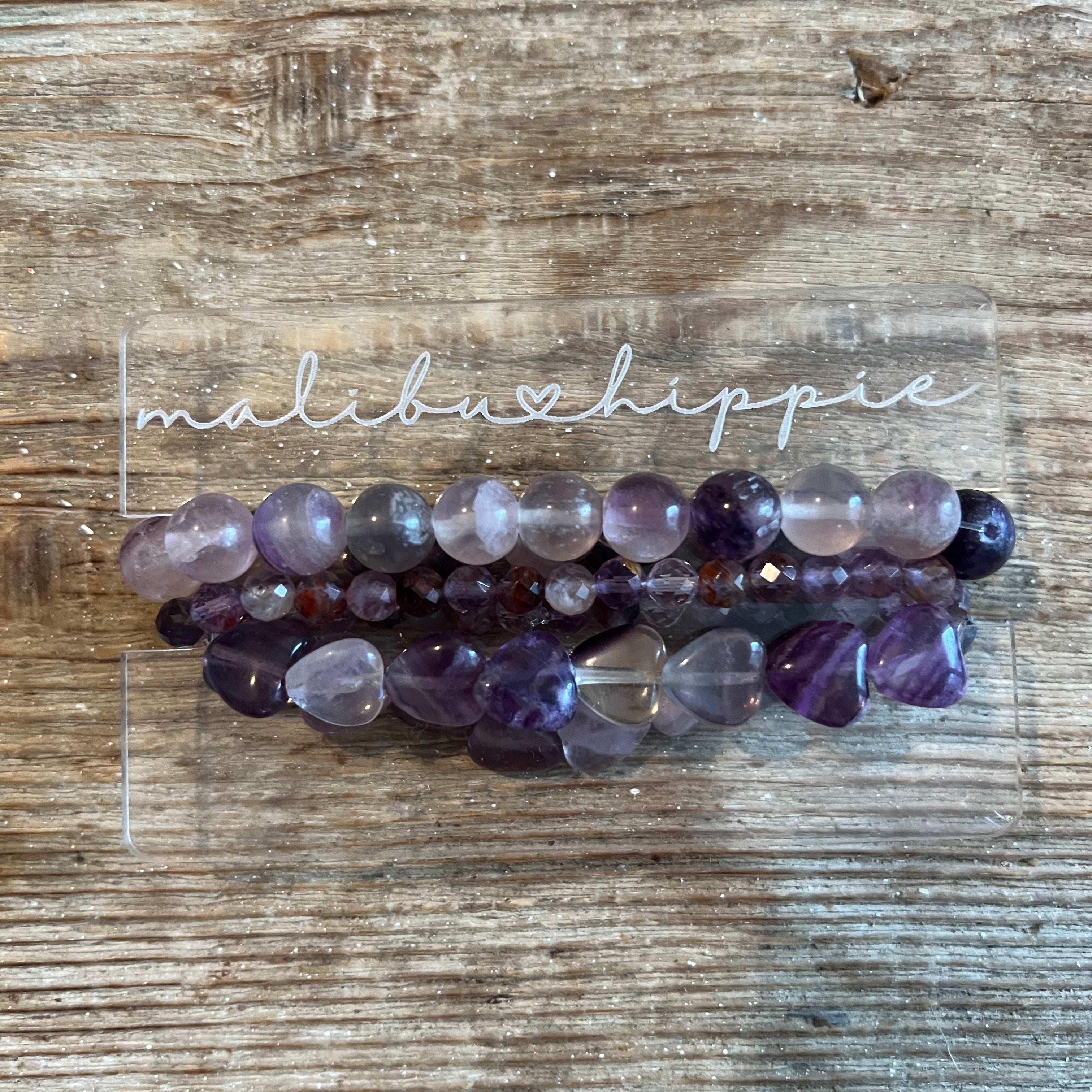 MALIBU HIPPIE Fluorite Bracelet Stack *PINK FRIDAY* on Simply Obsessed