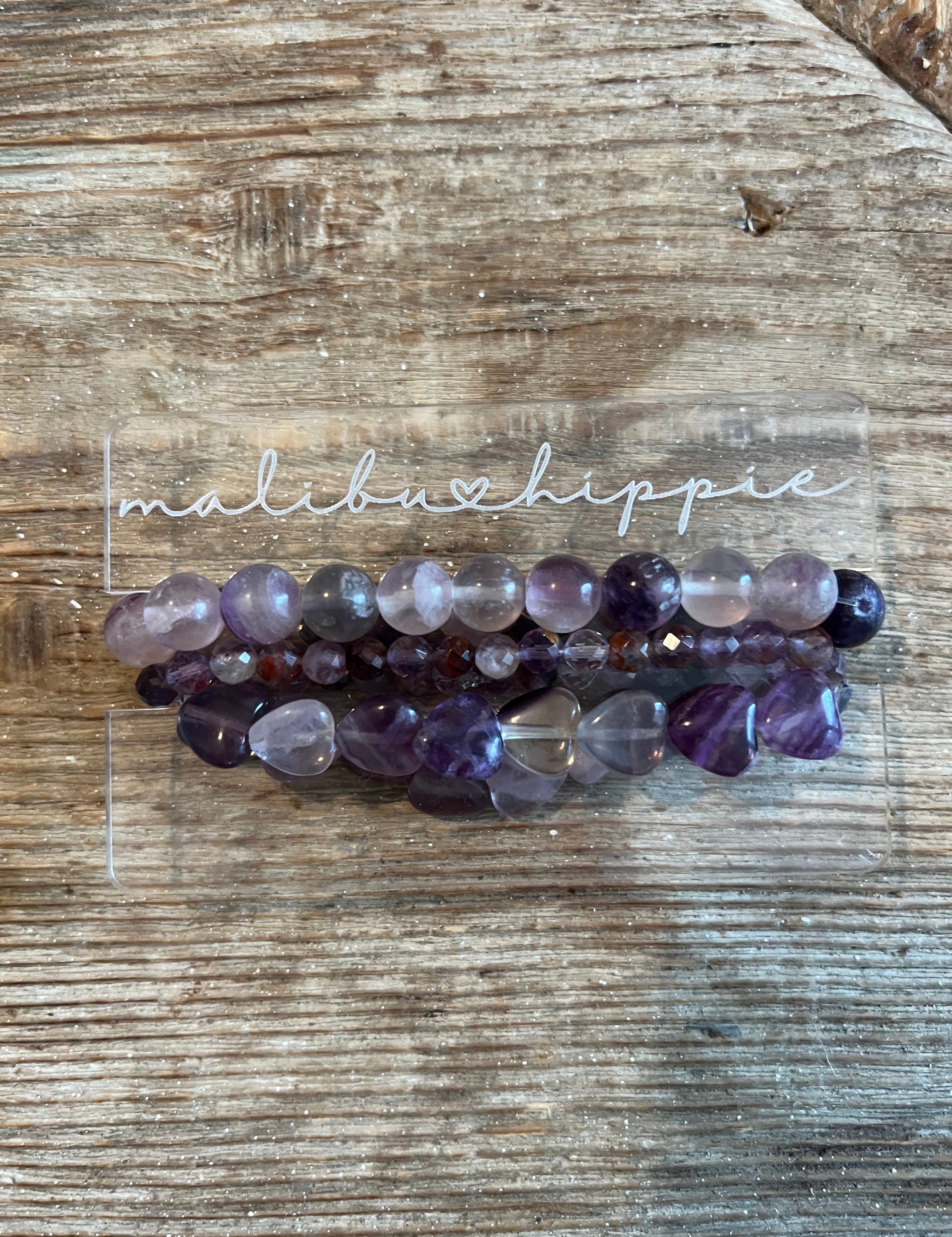 MALIBU HIPPIE Fluorite Bracelet Stack *PINK FRIDAY* on Simply Obsessed