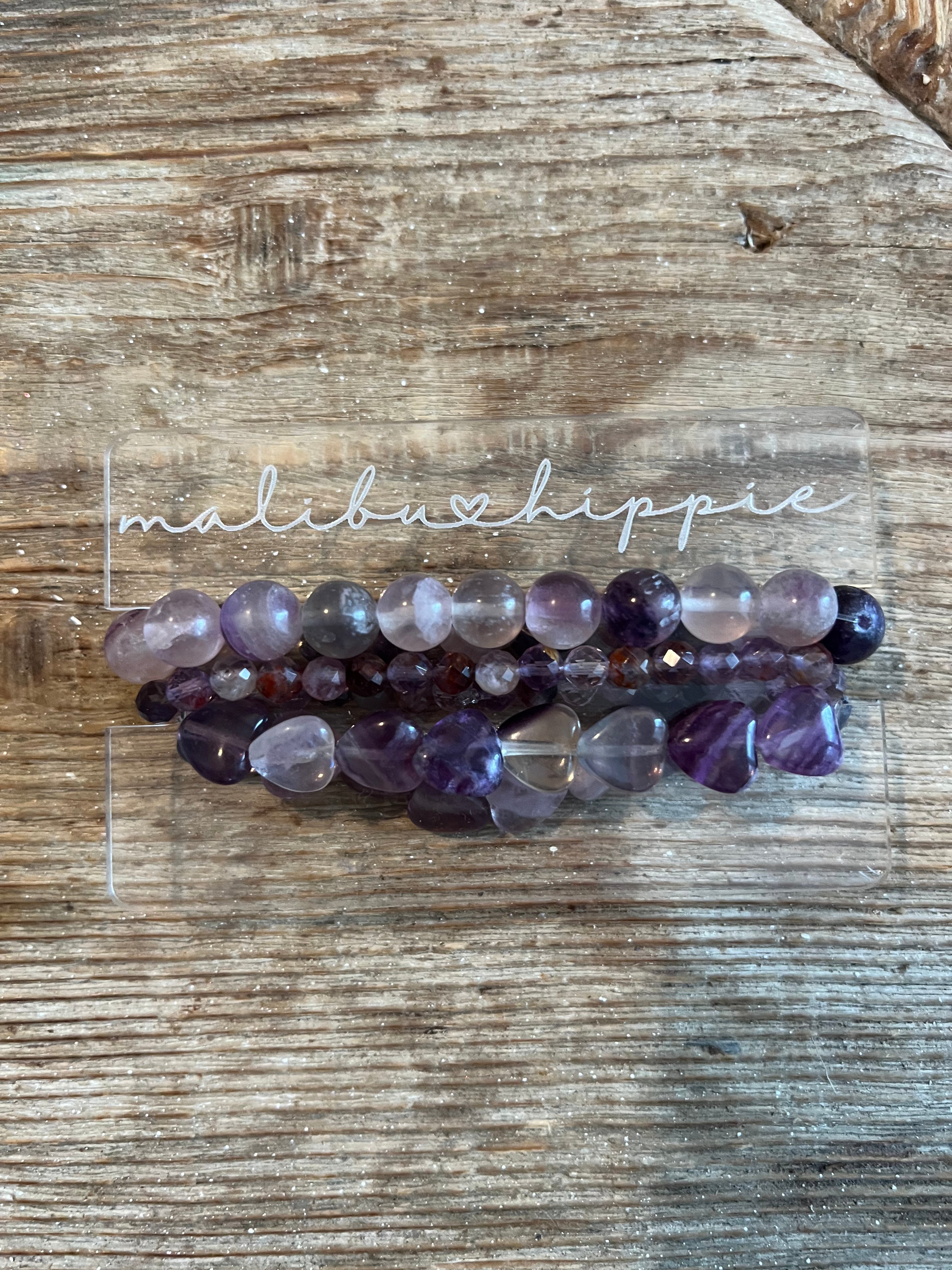MALIBU HIPPIE Fluorite Bracelet Stack *PINK FRIDAY* on Simply Obsessed