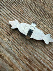 KRUSH KANDY Checkered/ Pink Opal Adjustable Sterling Silver Ring **SALE** on Simply Obsessed
