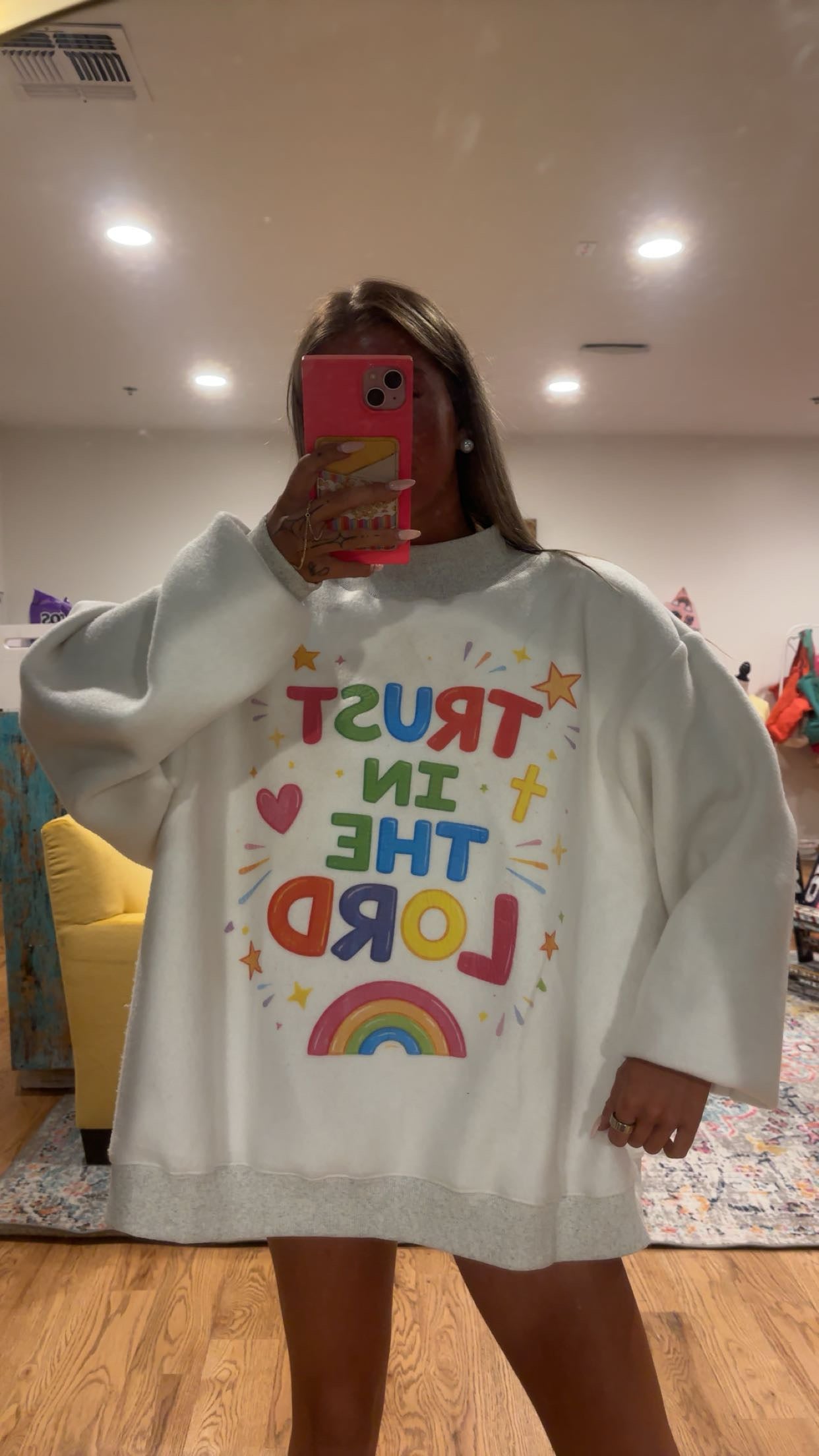 BUCKETLIST God Will Open Doors Mock-neck Sweatshirt