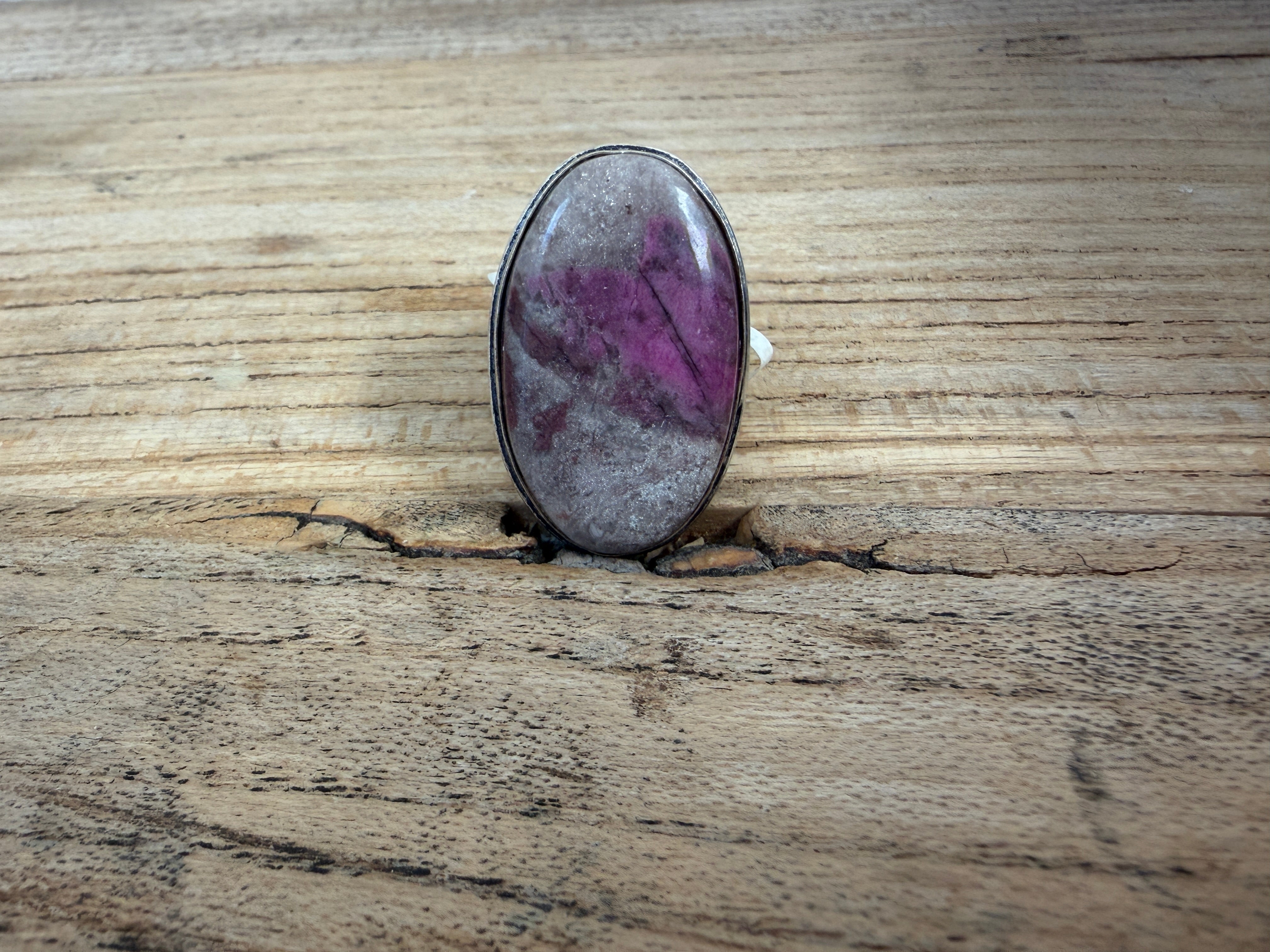 MALIBU HIPPIE OOAK Colbalt Calcite Size 6 Ring #118 on Simply Obsessed