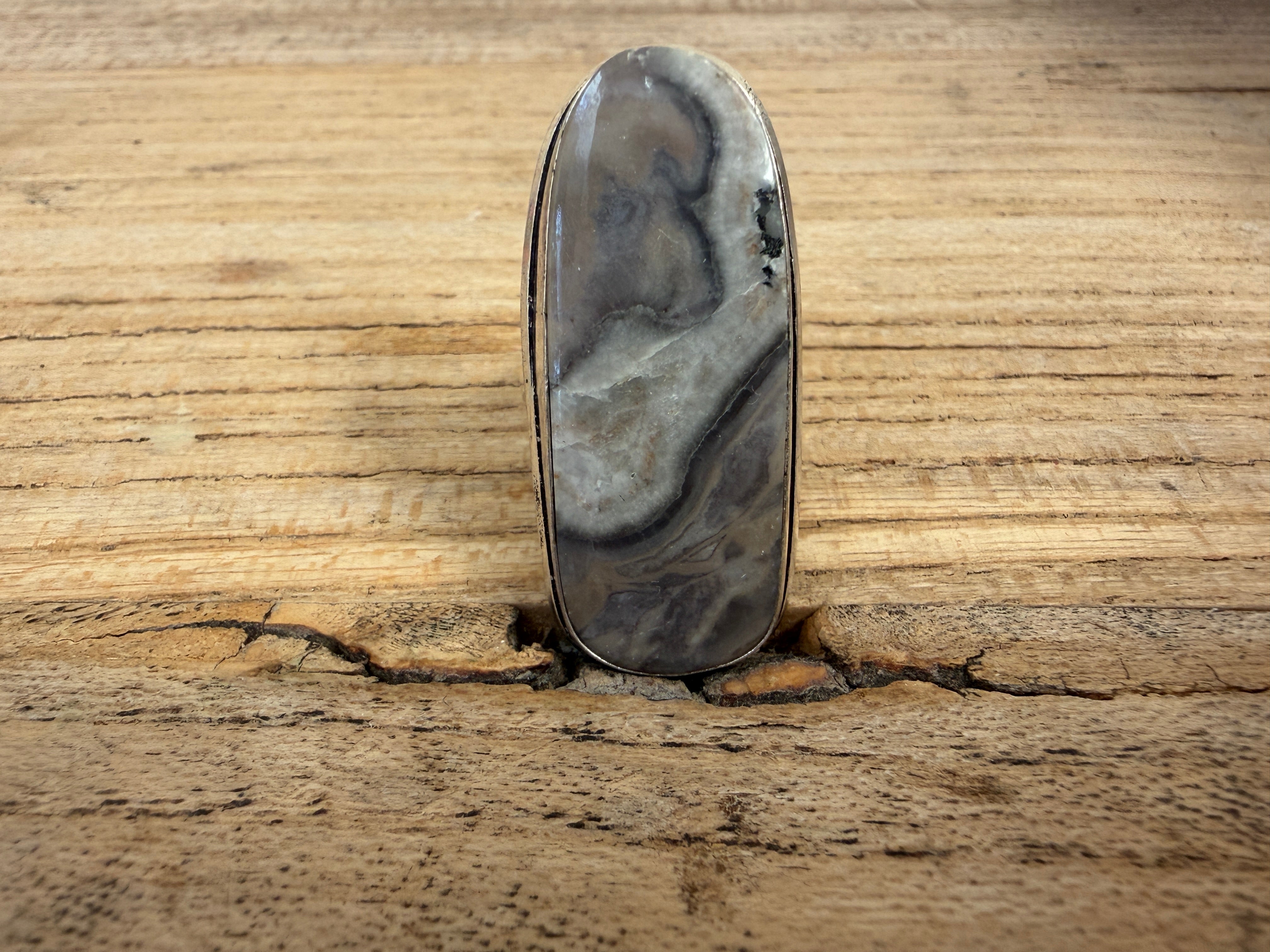 MALIBU HIPPIE OOAK Laguna Agate Size 8 Ring #119 on Simply Obsessed