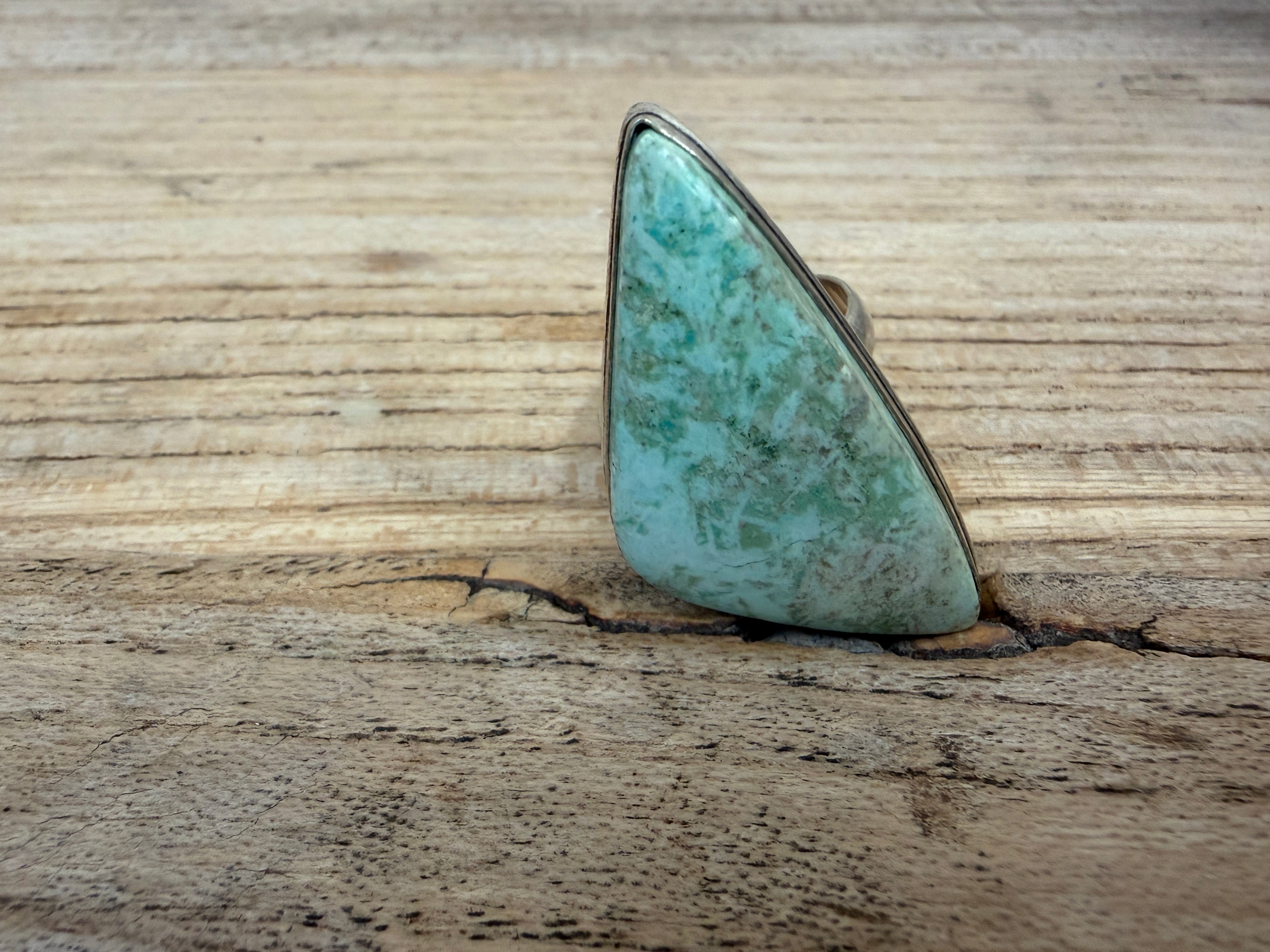 MALIBU HIPPIE OOAK Fossil Coral Size 11  Ring #108
