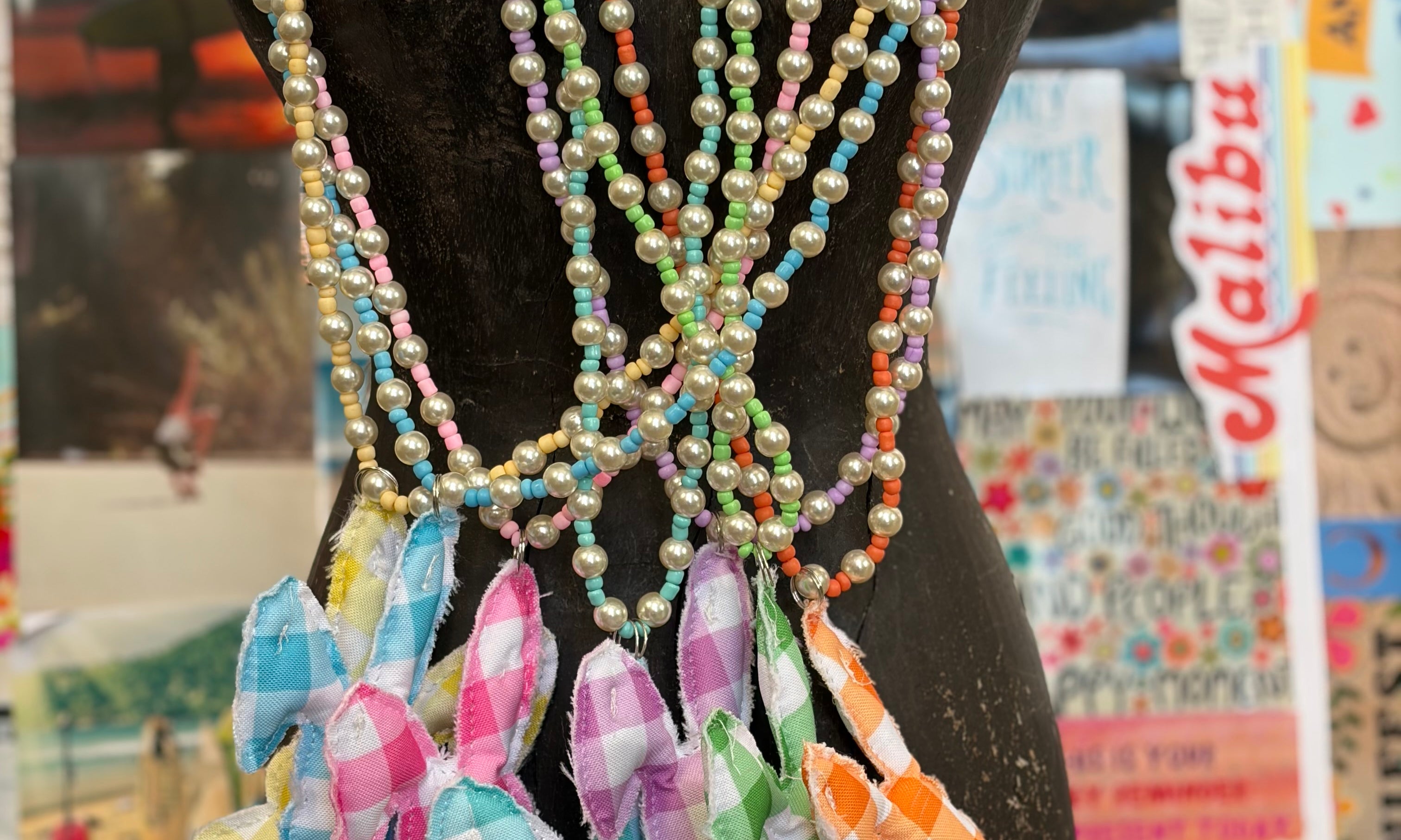 WS: Puff Bunny Necklace on Simply Obsessed