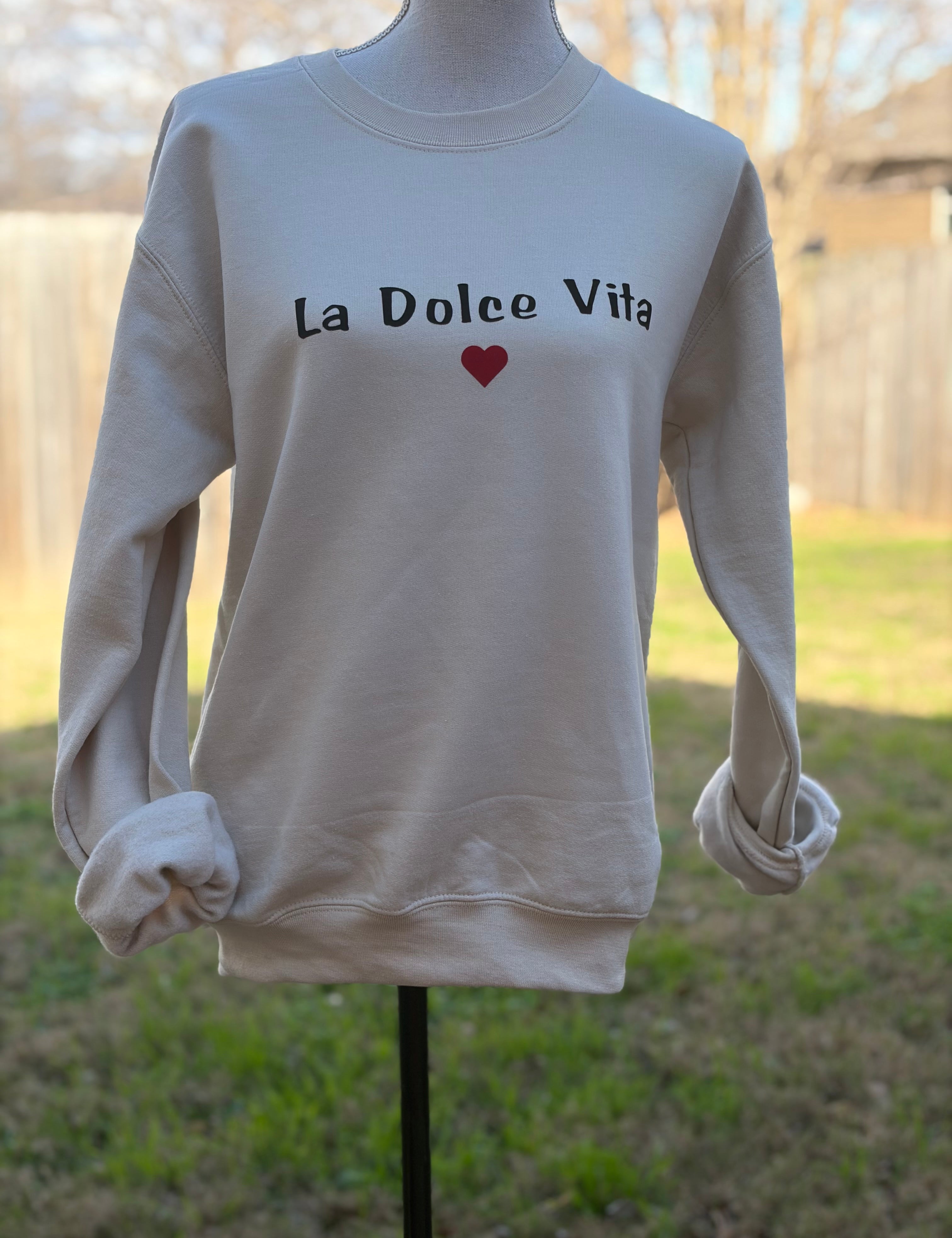 MALIBU HIPPIE La Dolce Vita Sweatshirt on Simply Obsessed